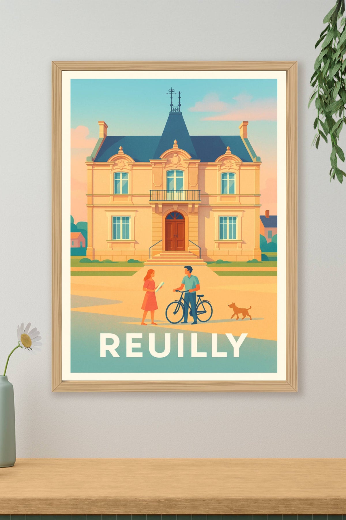 Affiche Reuilly — Charme et élégance à la française · poster d'art de Reuilly