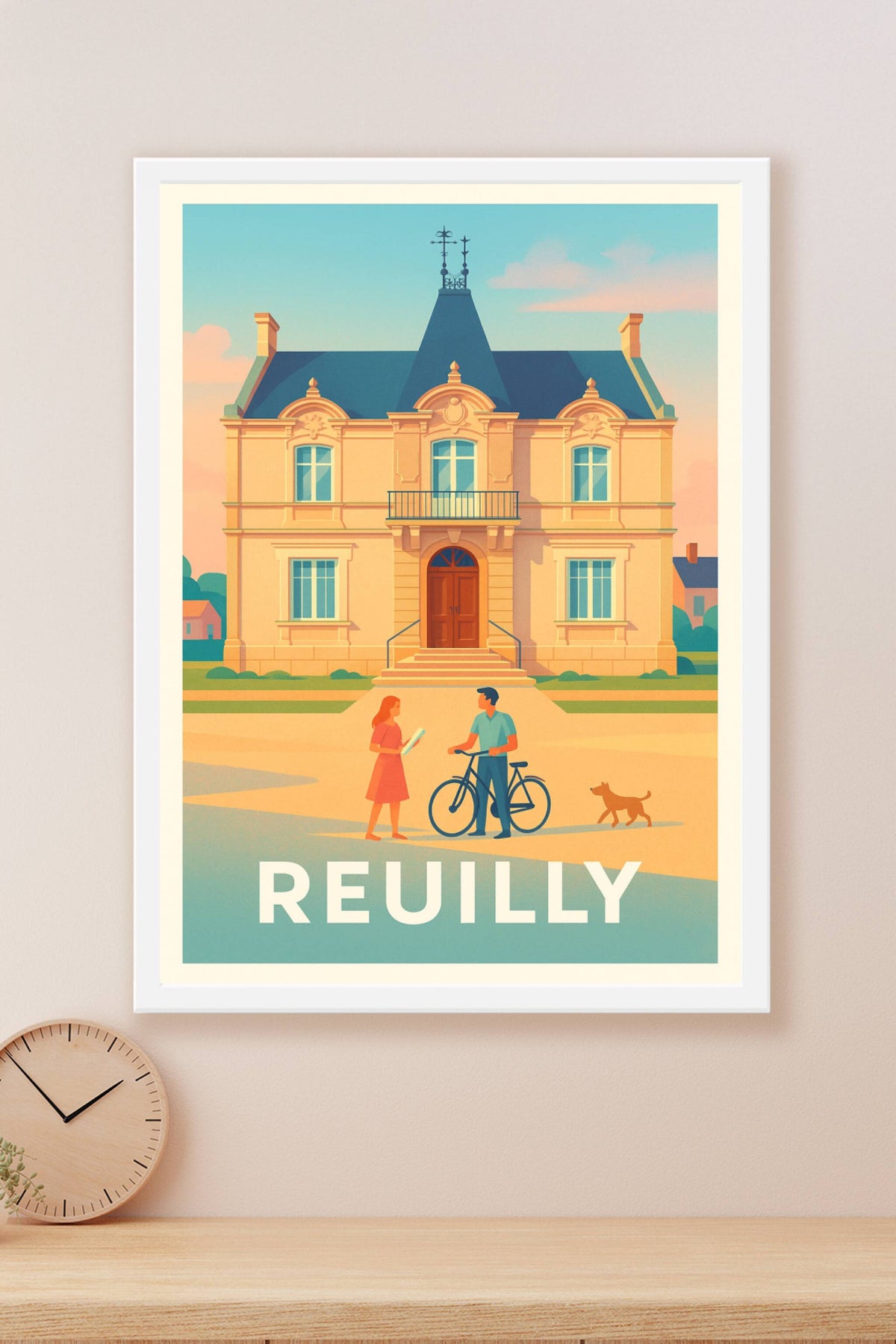 Affiche Reuilly — Charme et élégance à la française · poster d'art de Reuilly