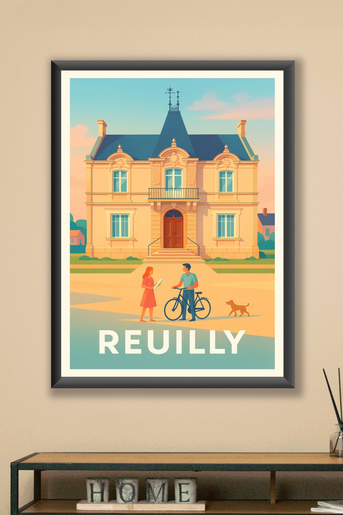 Affiche Reuilly — Charme et élégance à la française · poster d'art de Reuilly