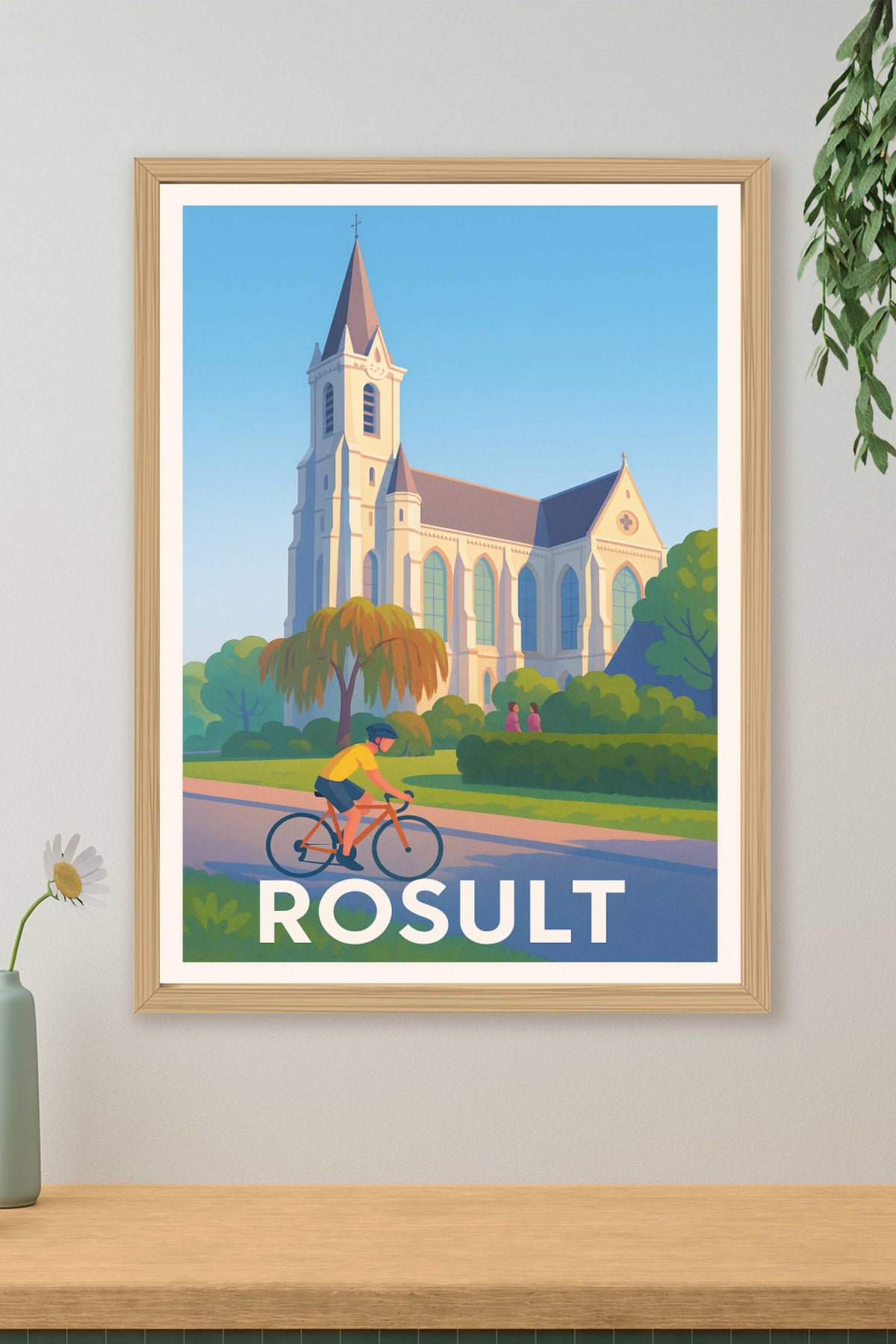 Affiche Rosult — Charme paisible et nature préservée · poster d'art de Rosult