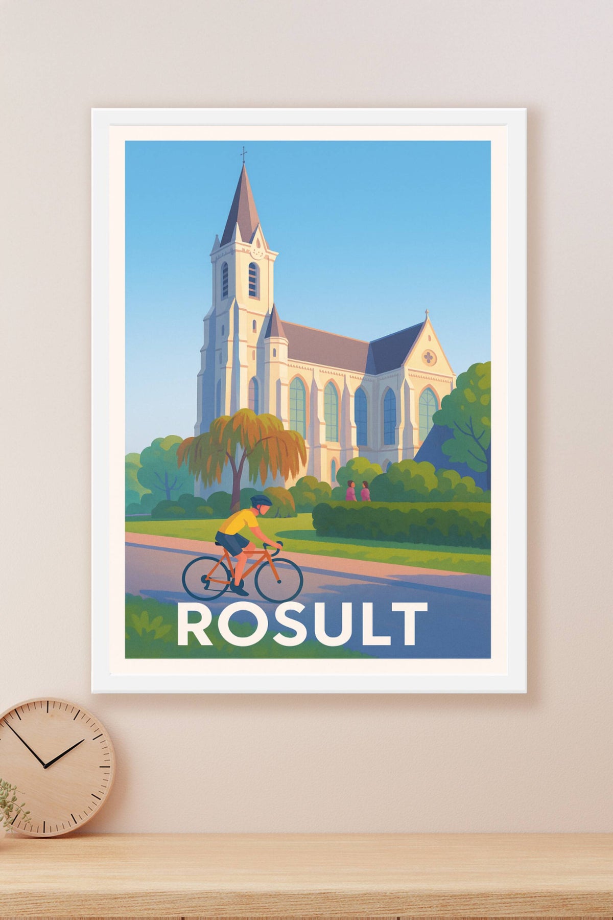 Affiche Rosult — Charme paisible et nature préservée · poster d'art de Rosult