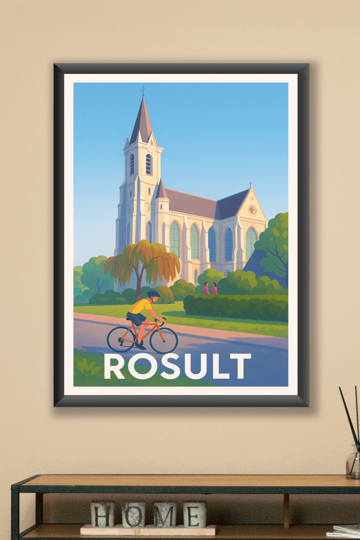 Affiche Rosult — Charme paisible et nature préservée · poster d'art de Rosult