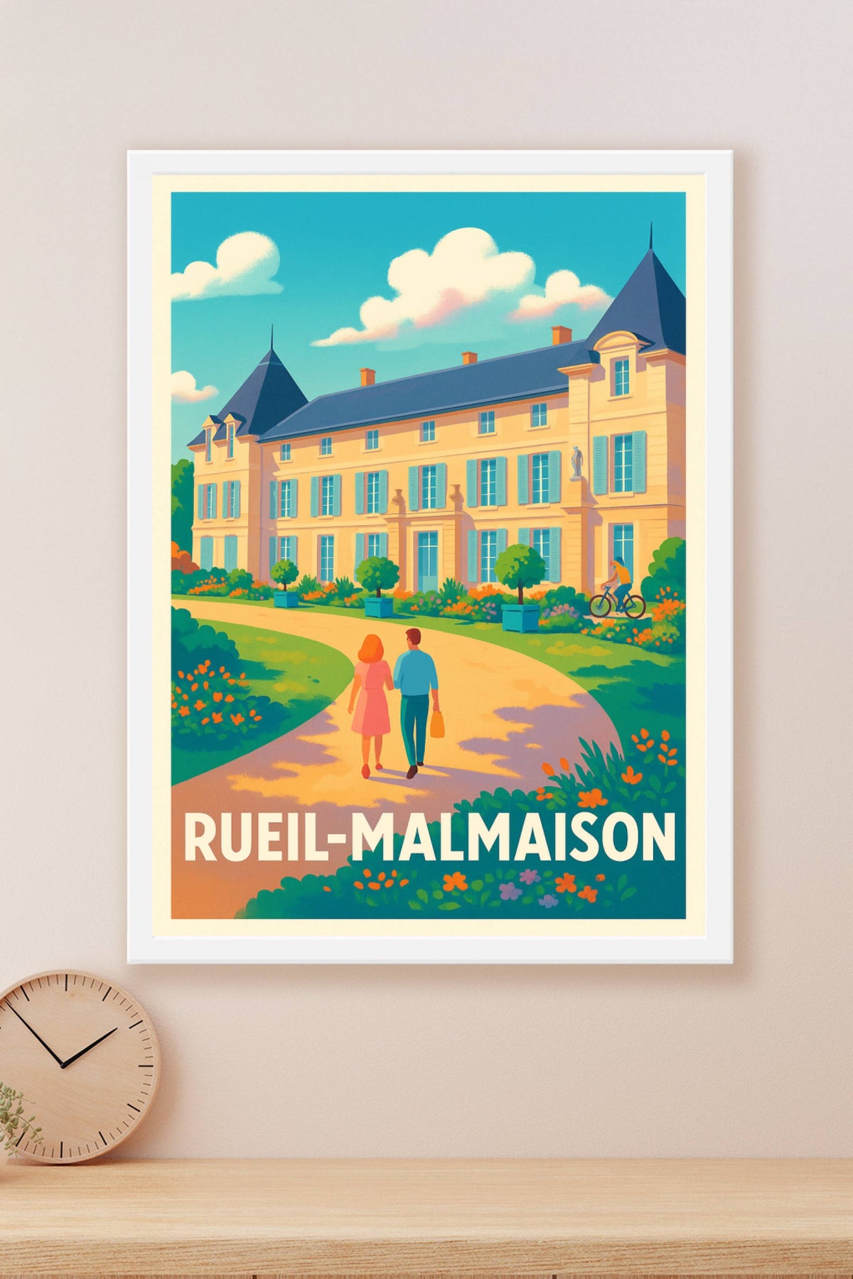 Affiche Rueil-Malmaison — Élégance et Couture au Château · poster d'art de Rueil-Malmaison