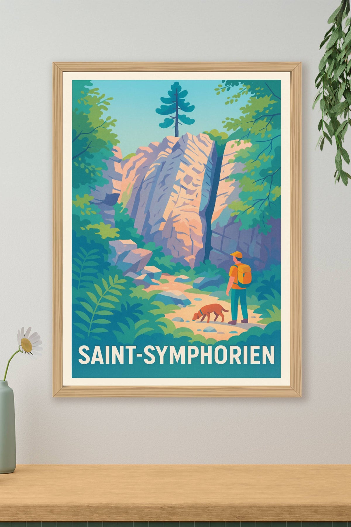 Affiche Saint-Symphorien — L'appel de la nature sauvage · poster d'art de Saint-Symphorien