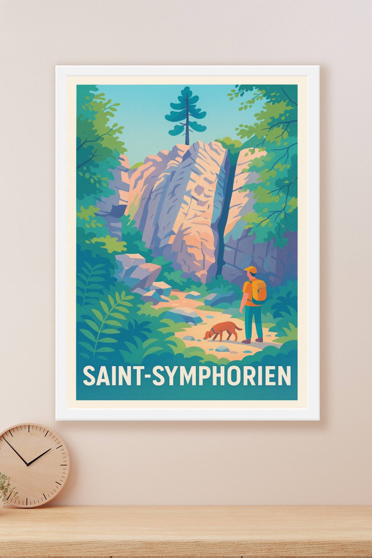 Affiche Saint-Symphorien — L'appel de la nature sauvage · poster d'art de Saint-Symphorien