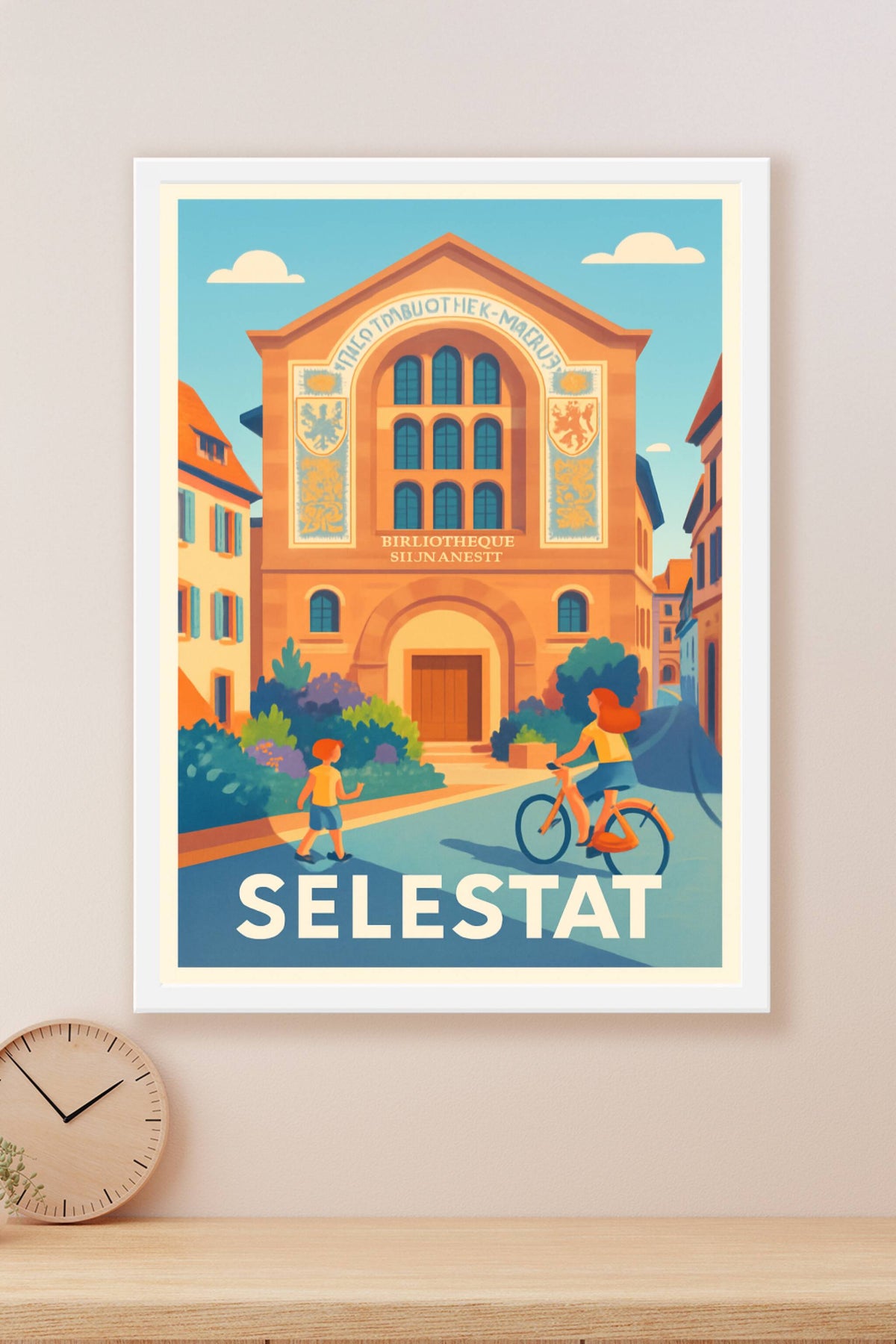 Affiche Sélestat — Charme et histoire au cœur de l'Alsace · poster d'art de Sélestat