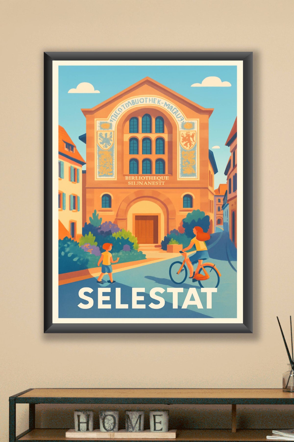 Affiche Sélestat — Charme et histoire au cœur de l'Alsace · poster d'art de Sélestat