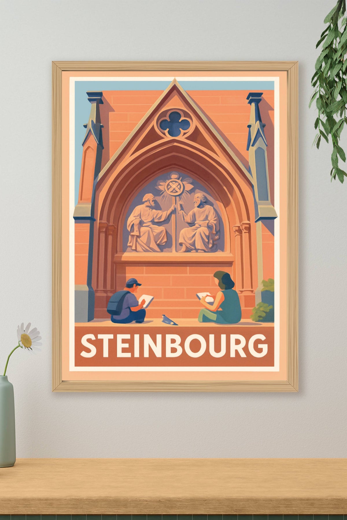 Affiche Steinbourg — L'art et le patrimoine à portée de main · poster d'art de Steinbourg