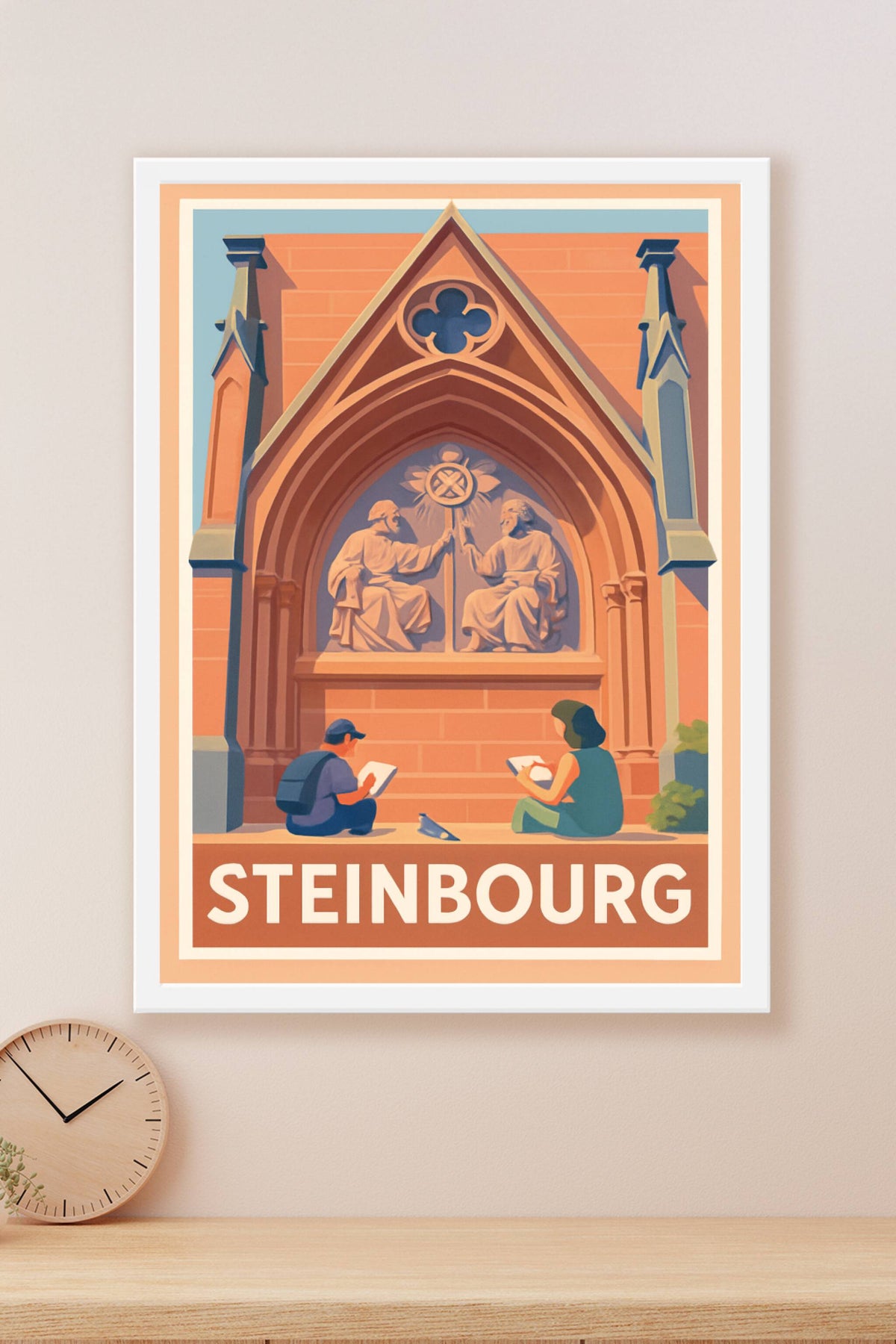 Affiche Steinbourg — L'art et le patrimoine à portée de main · poster d'art de Steinbourg
