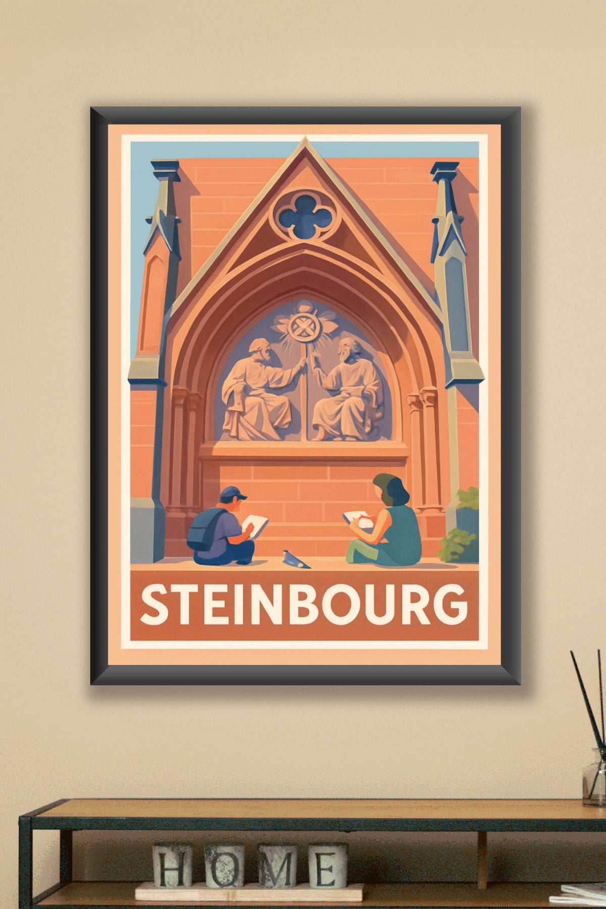 Affiche Steinbourg — L'art et le patrimoine à portée de main · poster d'art de Steinbourg