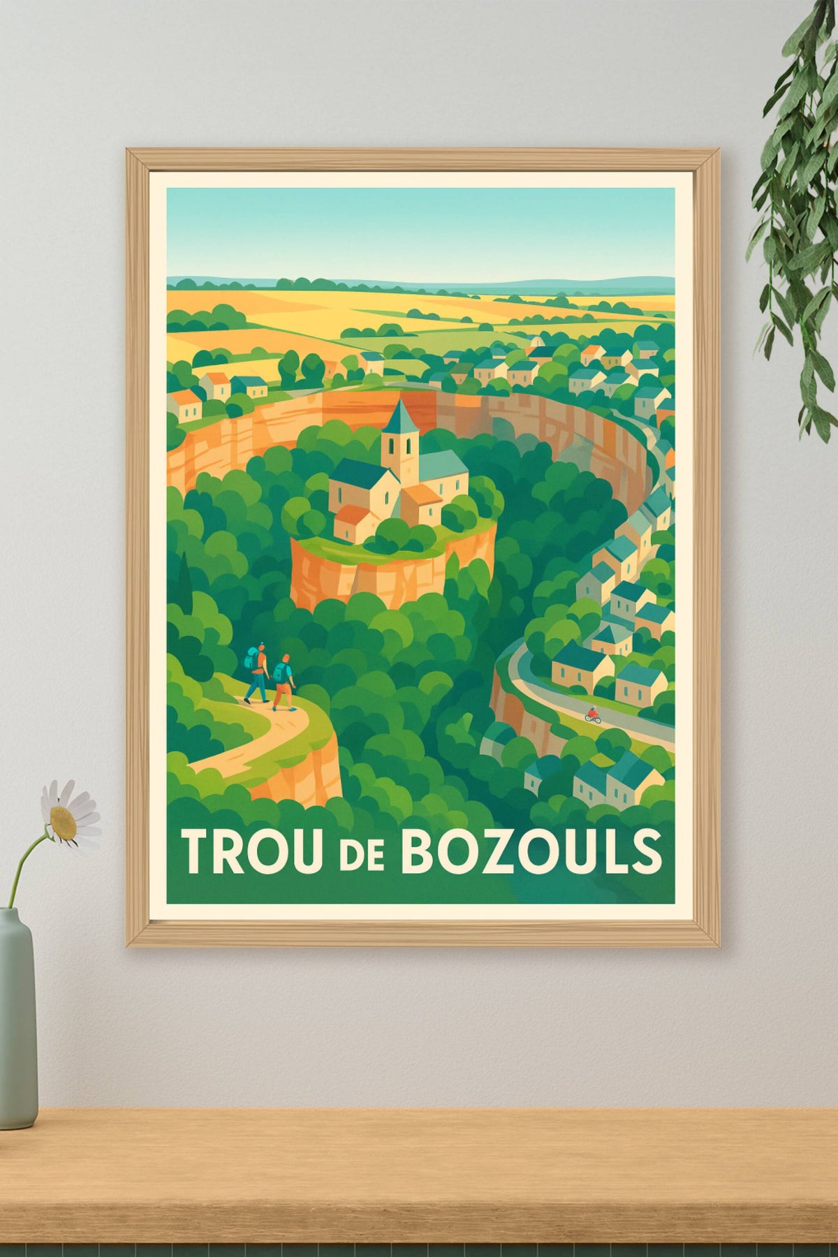 Affiche Trou de Bozouls — Un Écrin Naturel Unique à Découvrir · poster d'art de Trou de Bozouls