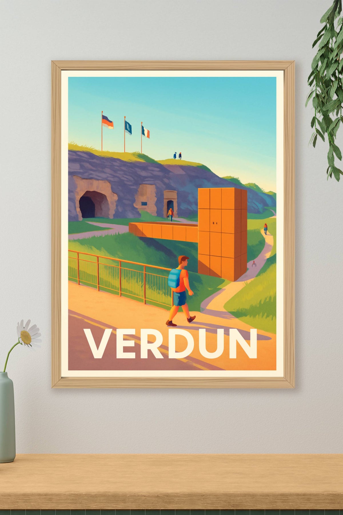 Affiche Verdun — Immersion historique au cœur des mémoires · poster d'art de Verdun