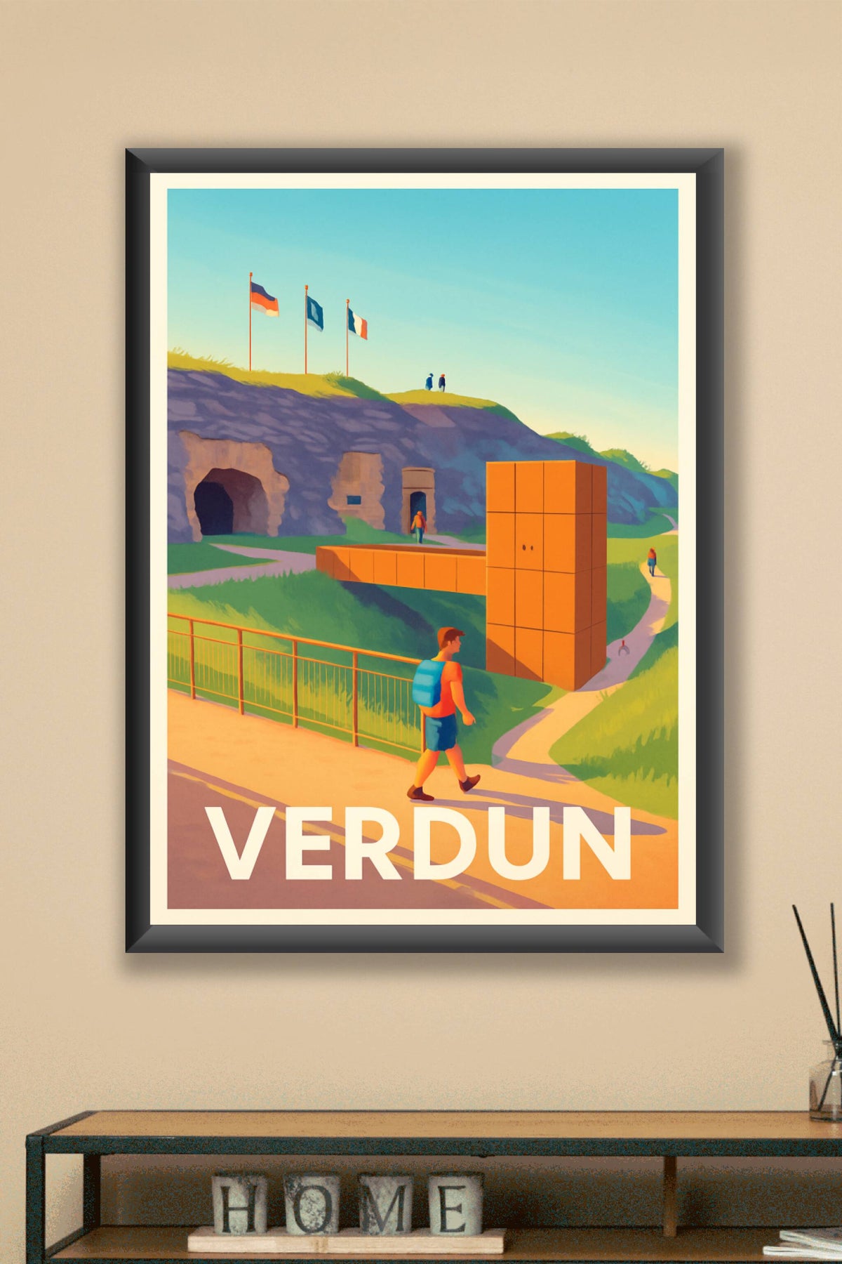 Affiche Verdun — Immersion historique au cœur des mémoires · poster d'art de Verdun