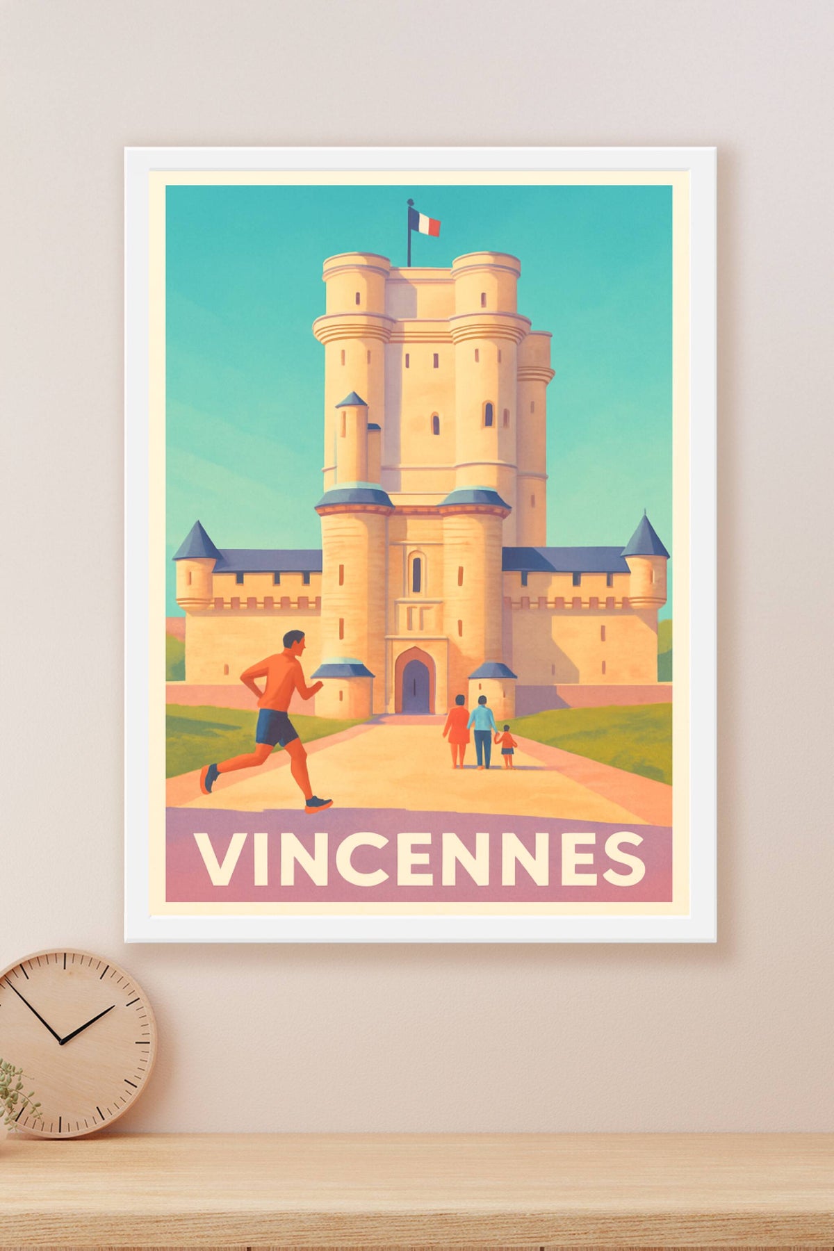 Affiche Vincennes — Découvrez le charme historique du Château · poster d'art de Vincennes