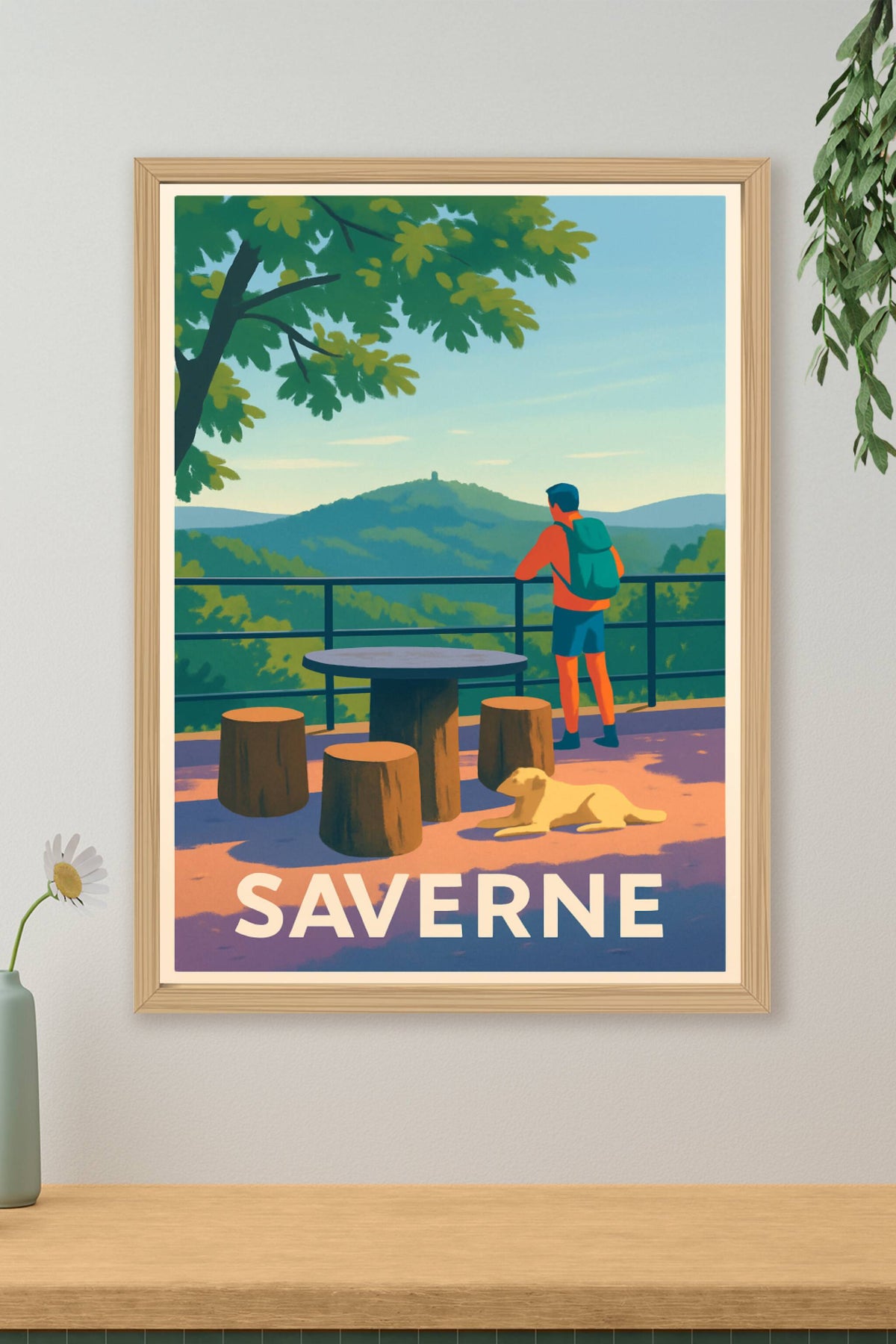 Affiche Saverne — Évasion Nature et Sérénité · poster d'art de Saverne