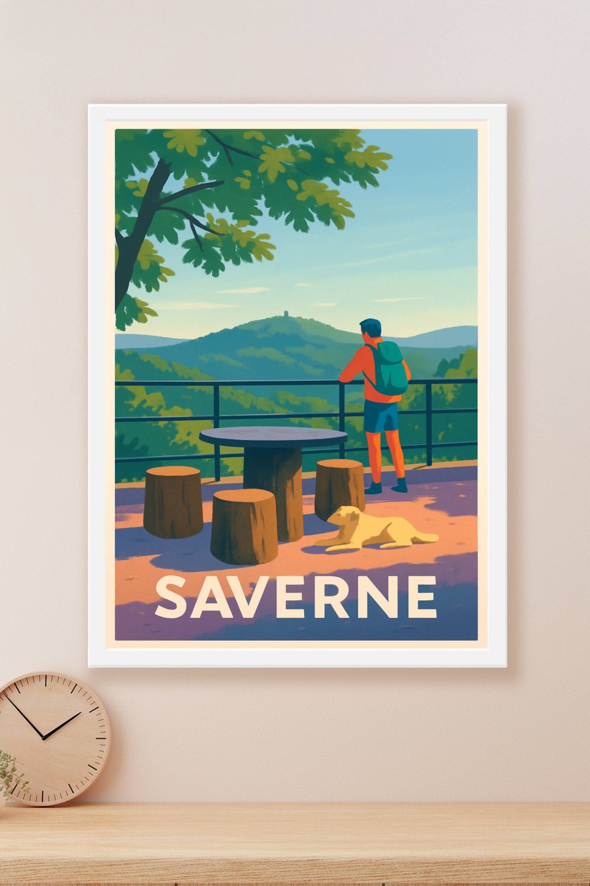 Affiche Saverne — Évasion Nature et Sérénité · poster d'art de Saverne