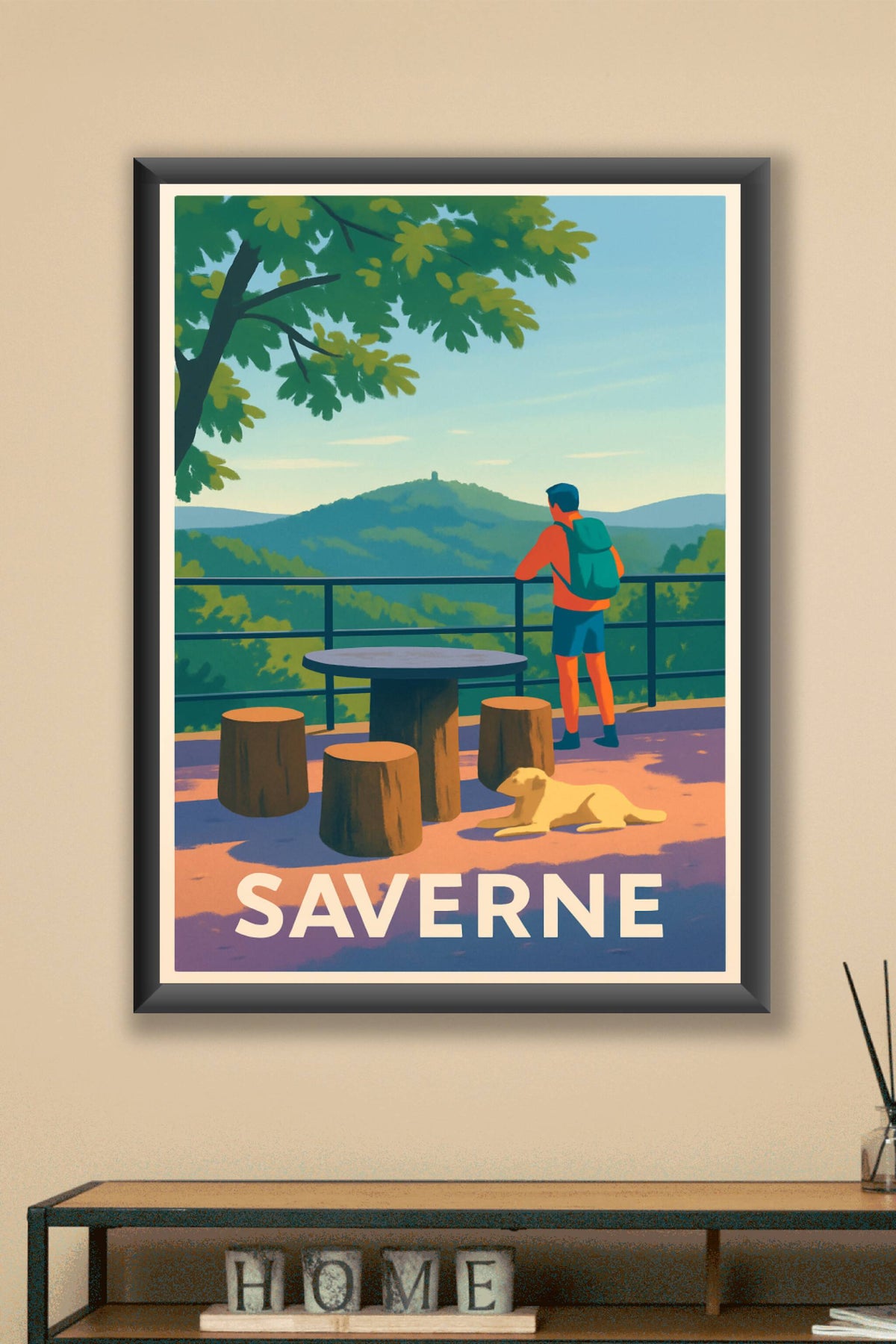 Affiche Saverne — Évasion Nature et Sérénité · poster d'art de Saverne