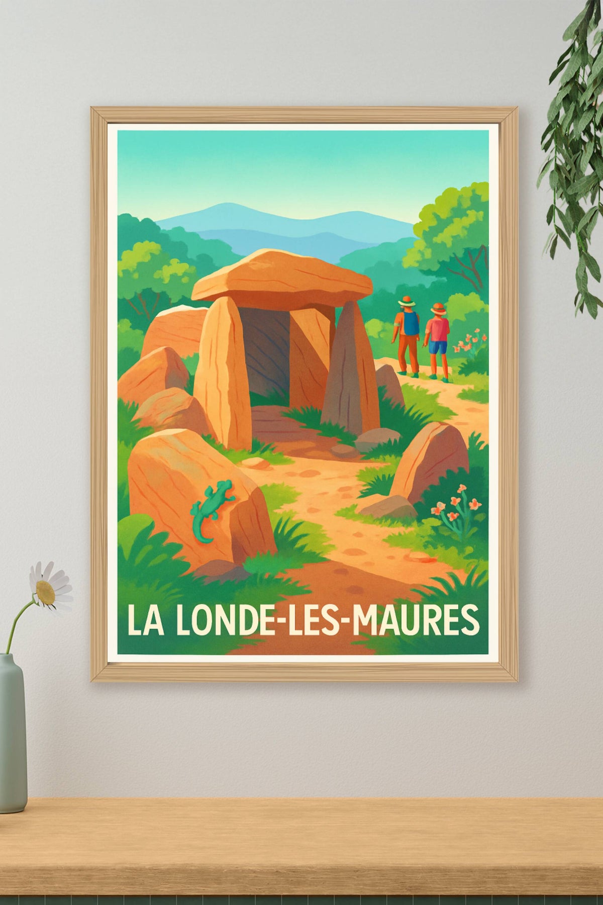 Affiche La Londe-les-Maures — Aventure au cœur de la nature · poster d'art de La Londe-les-Maures