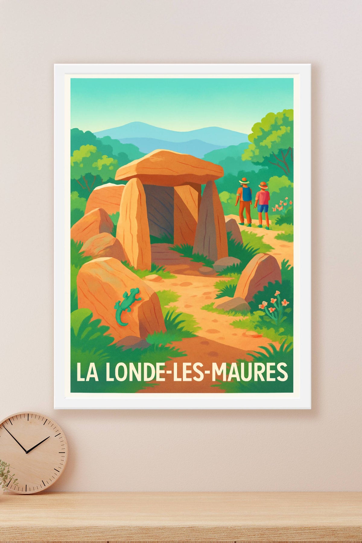 Affiche La Londe-les-Maures — Aventure au cœur de la nature · poster d'art de La Londe-les-Maures