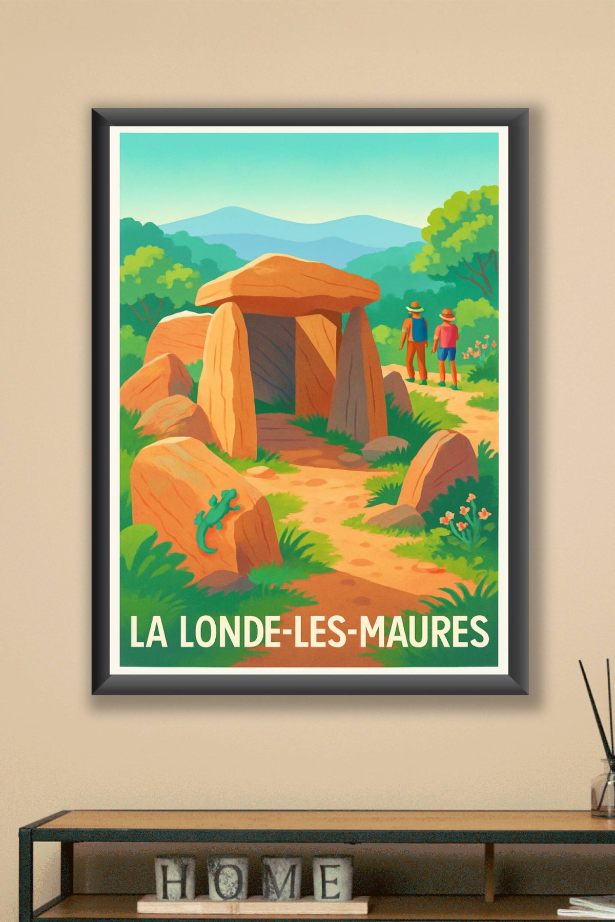 Affiche La Londe-les-Maures — Aventure au cœur de la nature · poster d'art de La Londe-les-Maures