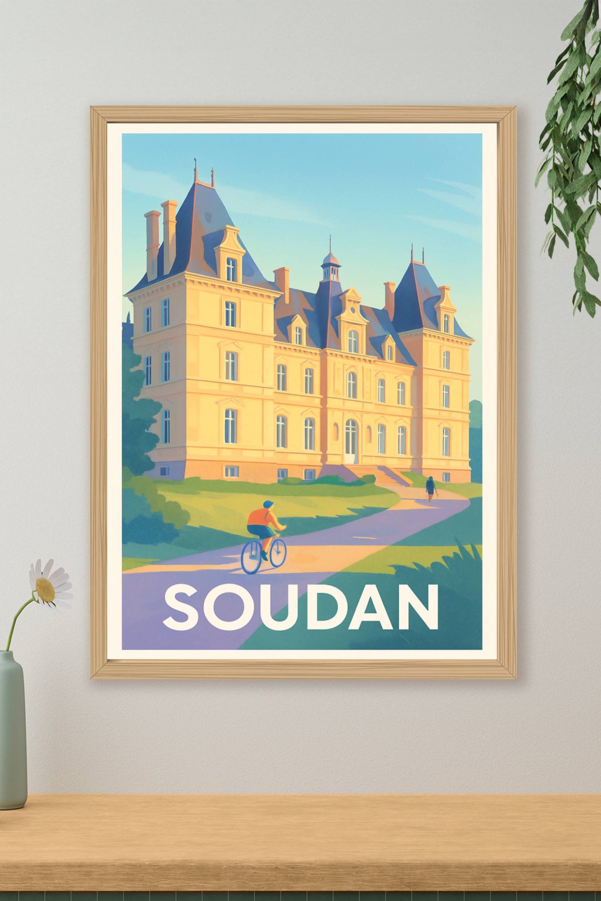 Affiche Soudan — Élégance et sérénité en pleine nature · poster d'art de Soudan