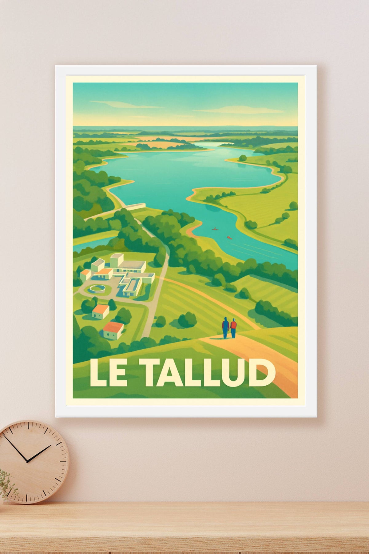 Affiche Le Tallud — Aventure et sérénité au bord de la Sèvre · poster d'art de Le Tallud