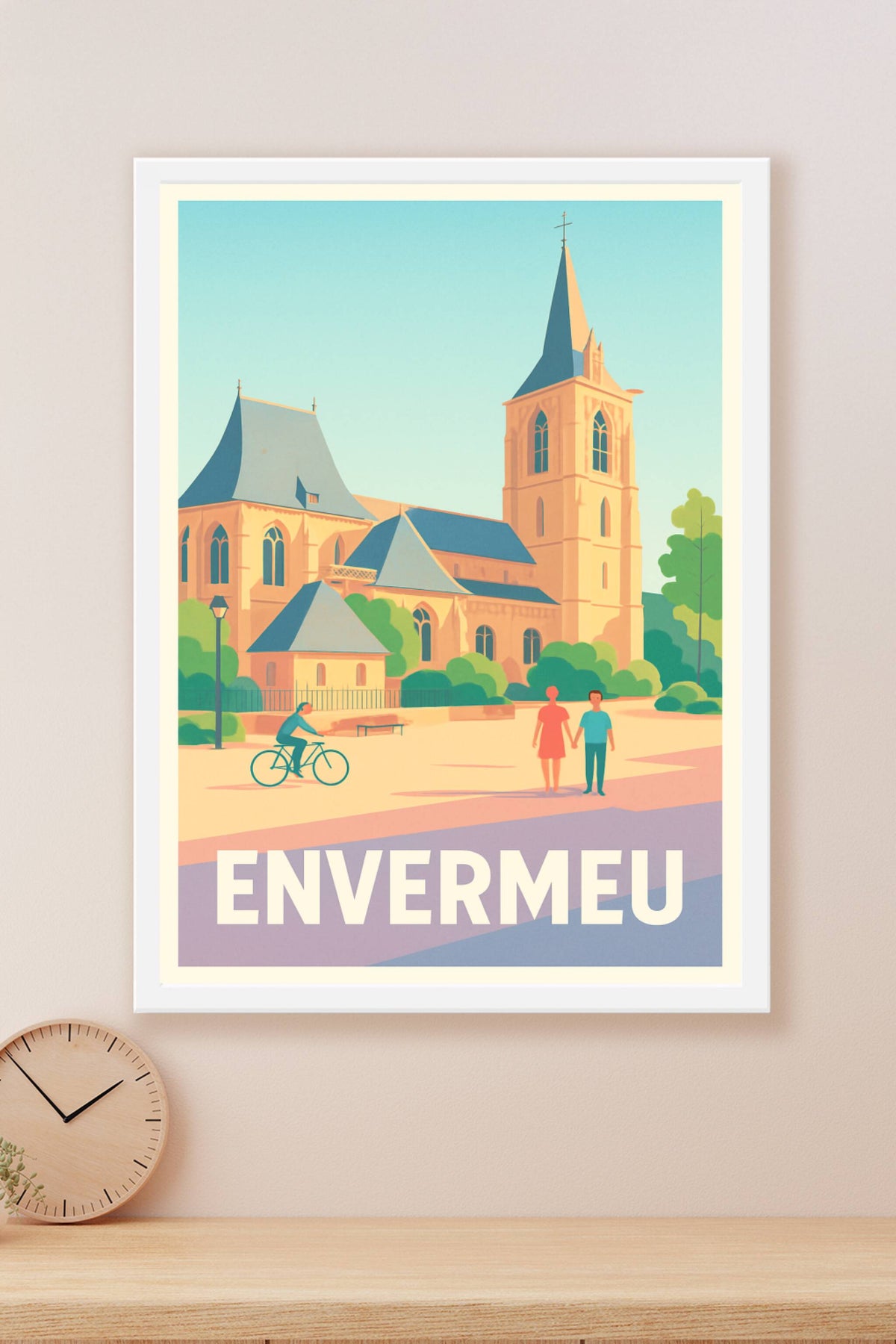 Affiche Envermeu — Charme et Sérénité au Cœur du Patrimoine · poster d'art de Envermeu