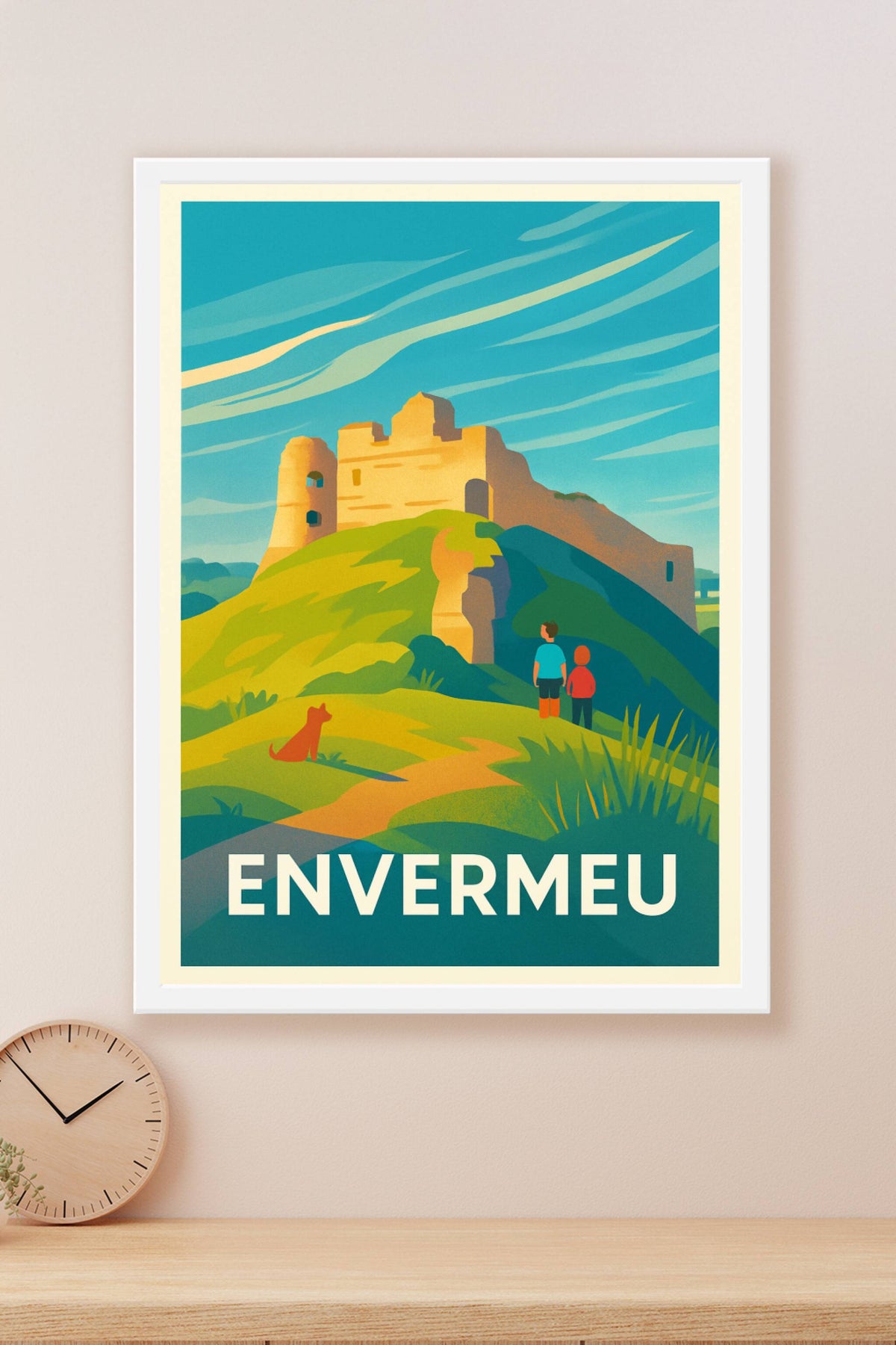 Affiche Envermeu — Évasion et patrimoine pittoresque · poster d'art de Envermeu
