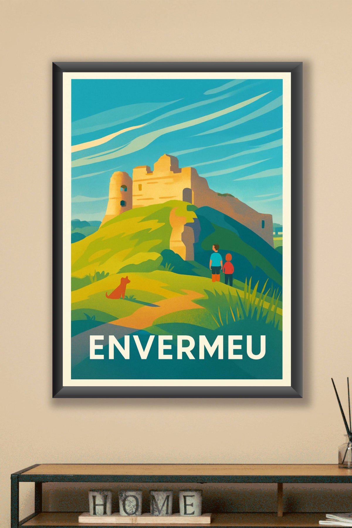 Affiche Envermeu — Évasion et patrimoine pittoresque · poster d'art de Envermeu
