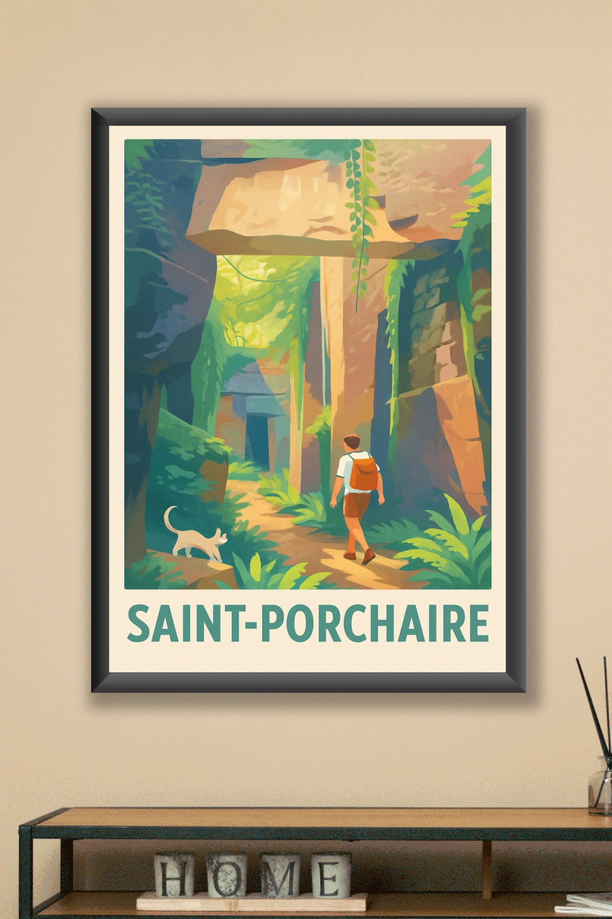 Affiche Saint-Porchaire — Explorez la nature mystérieuse · poster d'art de Saint-Porchaire