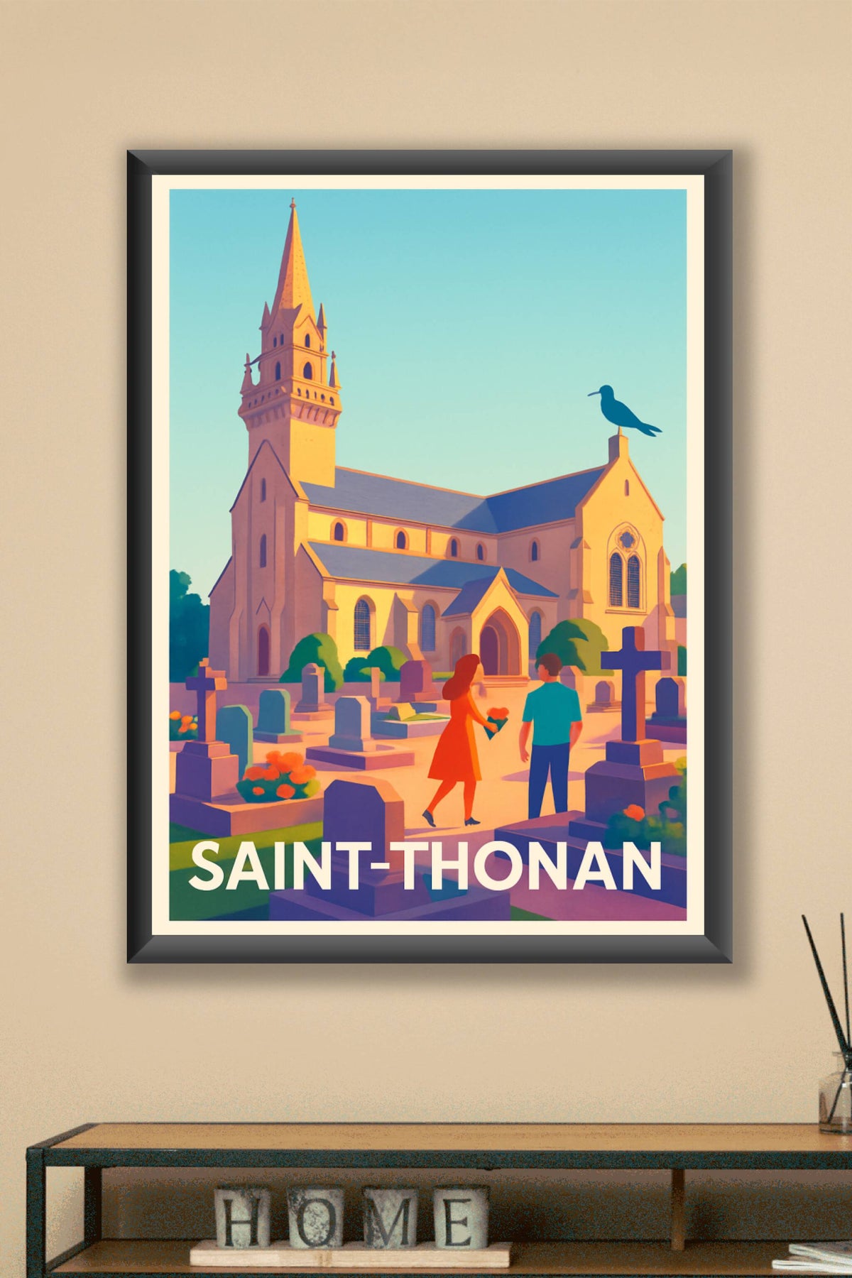 Affiche Saint-Thonan — Charme et Sérénité au Cœur du Patrimoine · poster d'art de Saint-Thonan