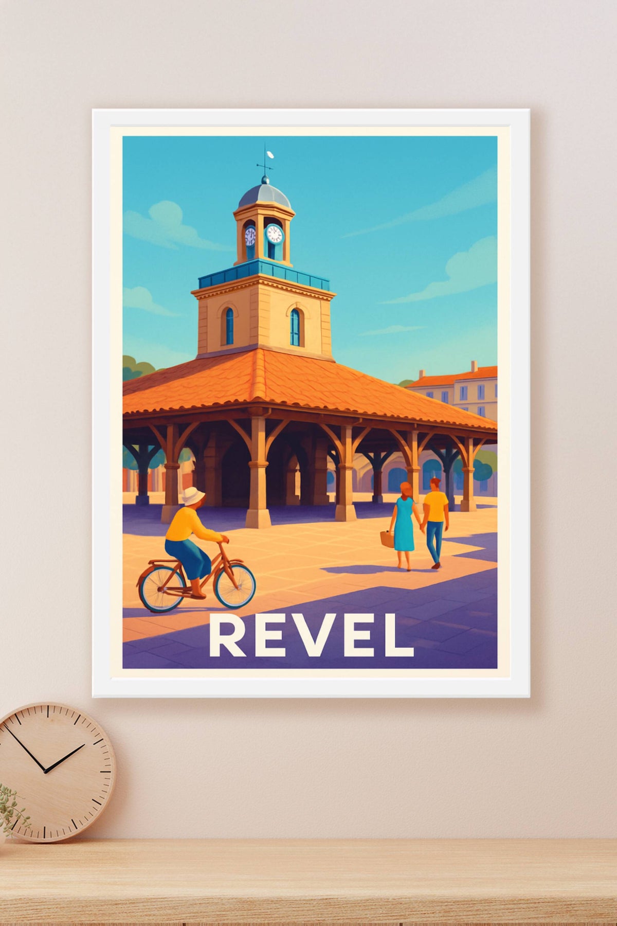 Affiche Revel — Charme et douceur du coeur de ville · poster d'art de Revel