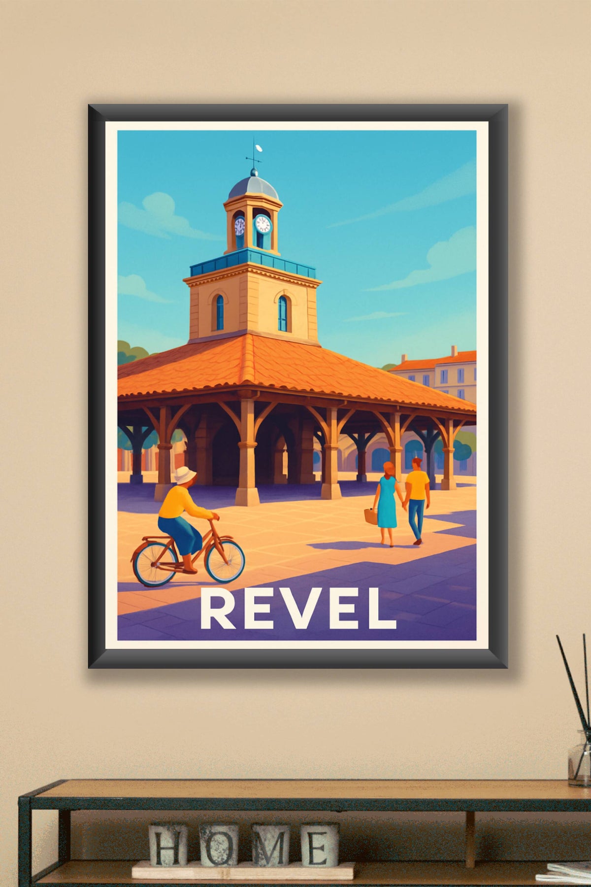 Affiche Revel — Charme et douceur du coeur de ville · poster d'art de Revel