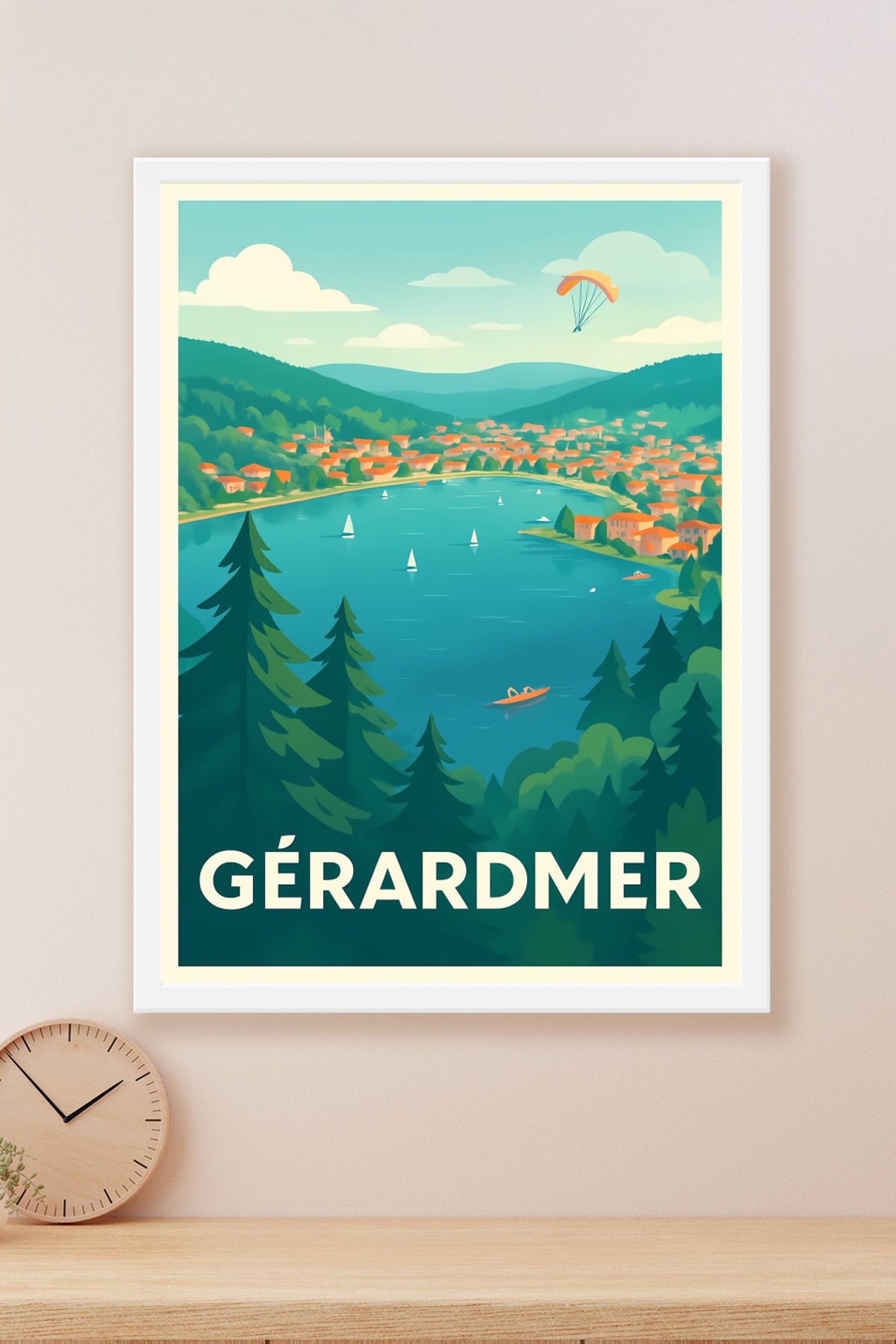 Affiche Gérardmer — L'évasion au cœur des Vosges · poster d'art de Gérardmer