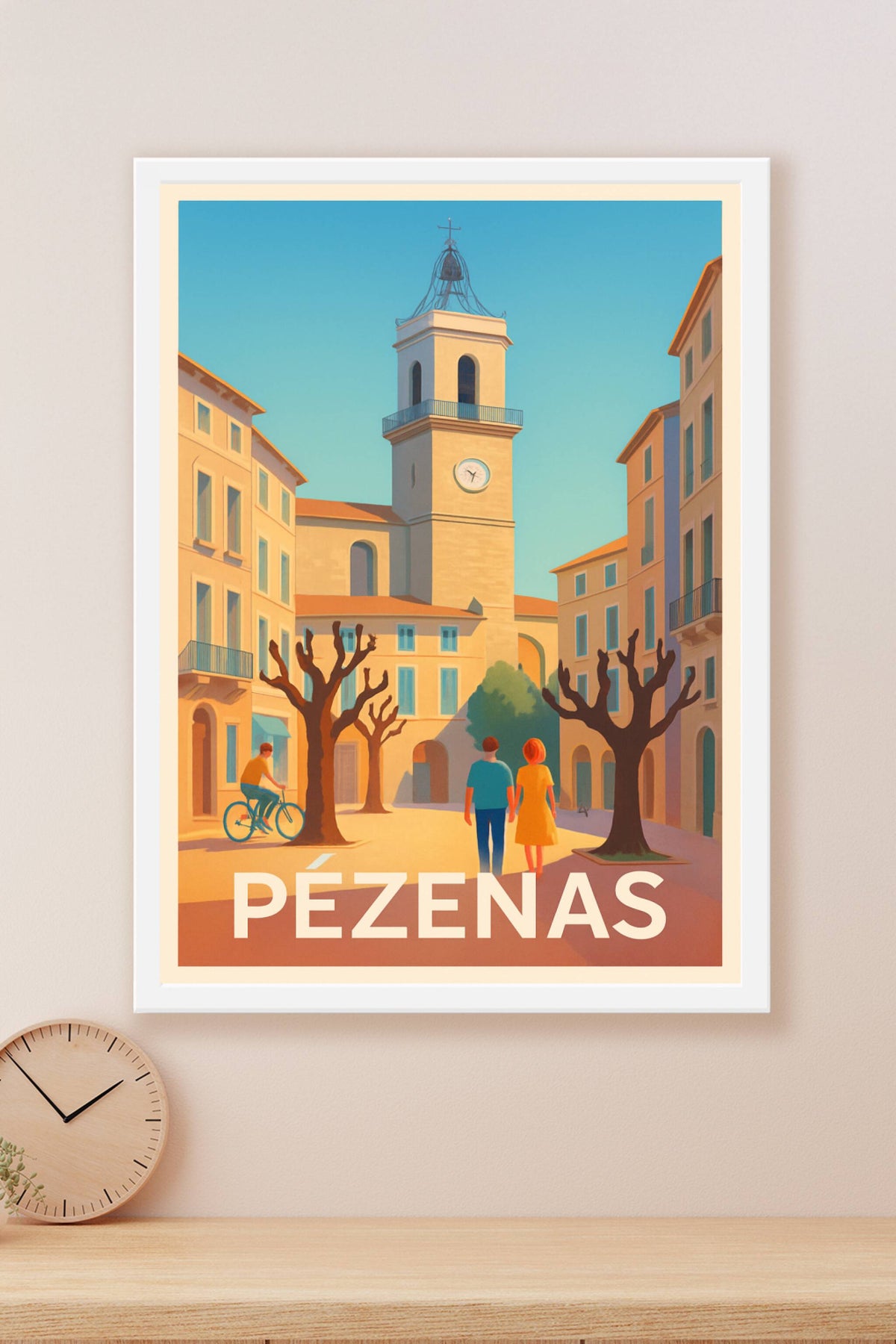 Affiche Pézenas — Laissez-vous charmer par la douceur méridionale · poster d'art de Pézenas