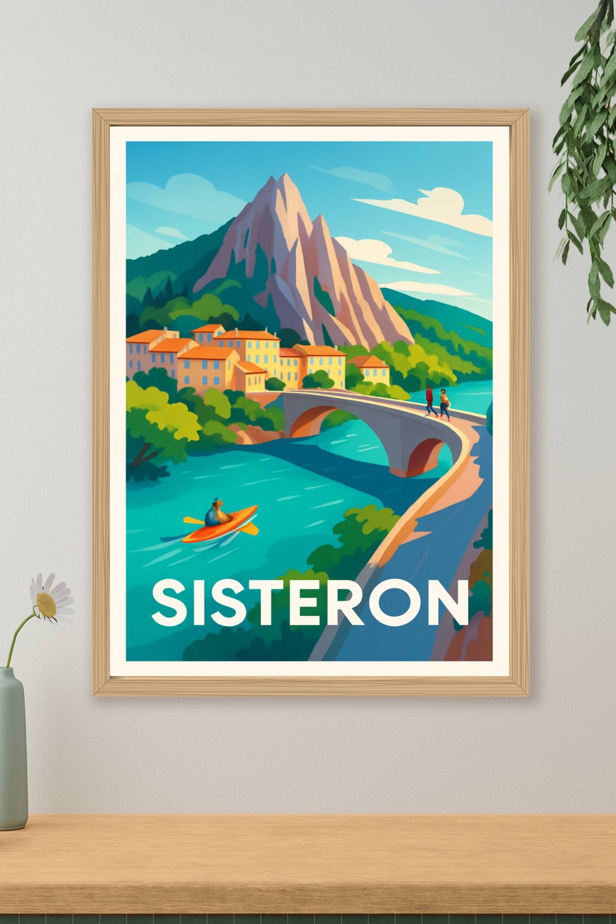 Affiche Sisteron — Évasion au cœur de la Provence · poster d'art de Sisteron