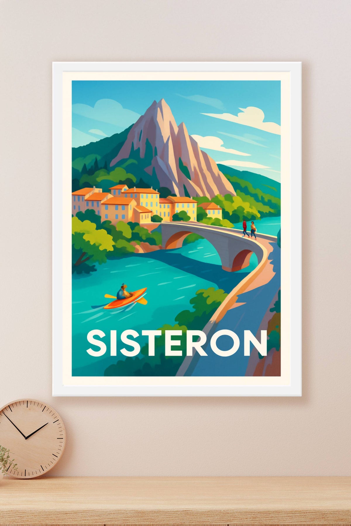 Affiche Sisteron — Évasion au cœur de la Provence · poster d'art de Sisteron