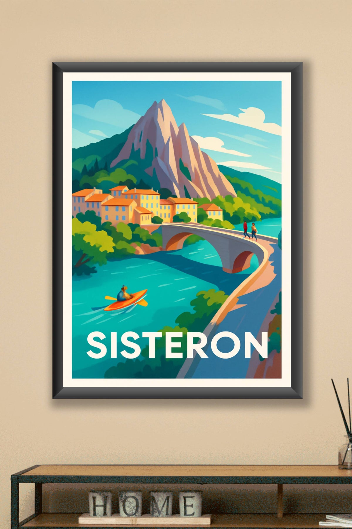 Affiche Sisteron — Évasion au cœur de la Provence · poster d'art de Sisteron