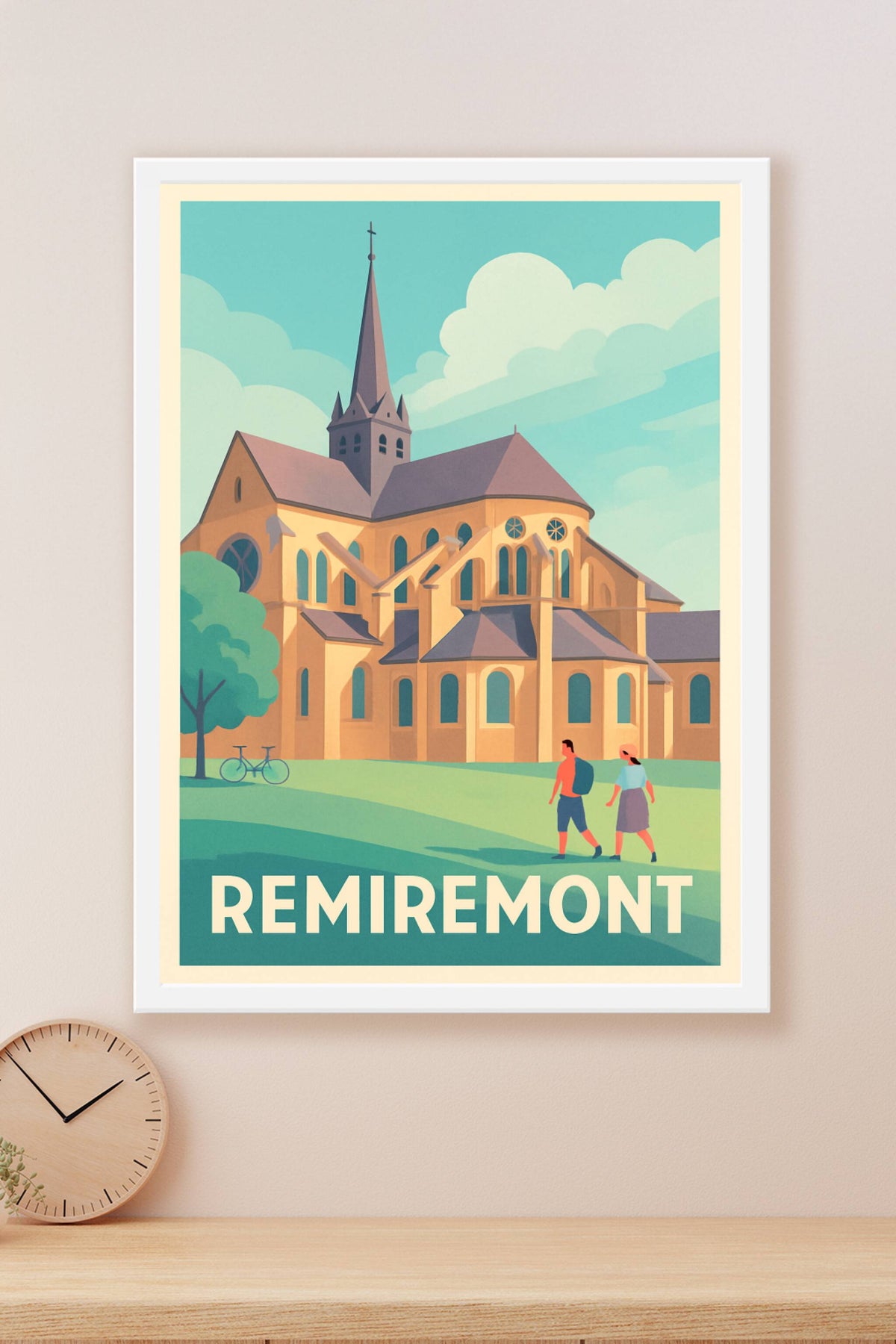 Affiche Remiremont — Découverte architecturale et sérénité · poster d'art de Remiremont