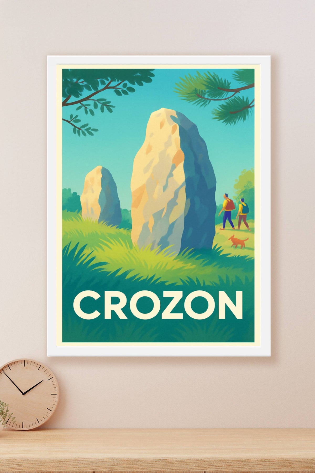 Affiche Crozon — Évasion nature et patrimoine mystérieux · poster d'art de Crozon