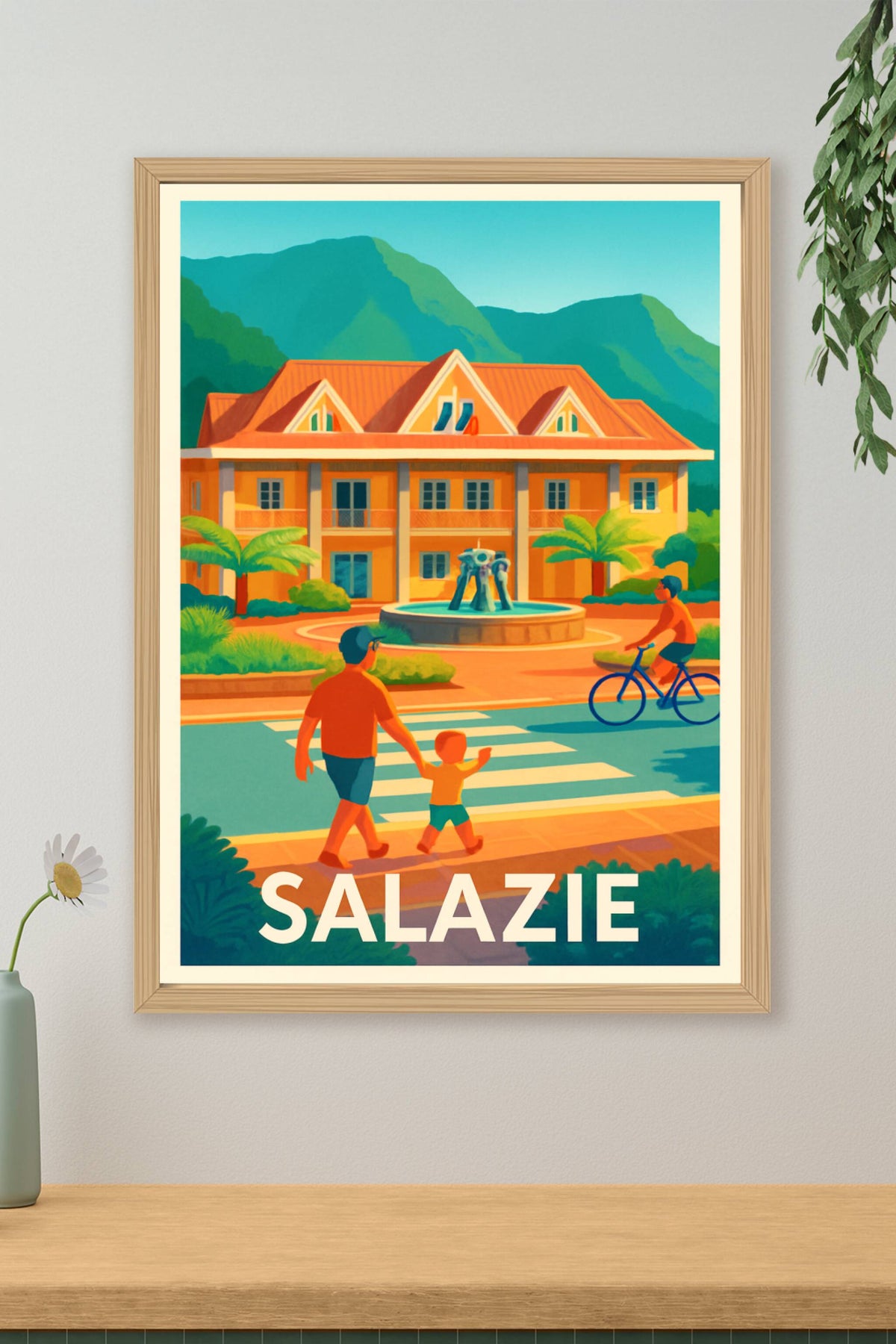 Affiche Salazie — L'âme chaleureuse de l'île intense · poster d'art de Salazie