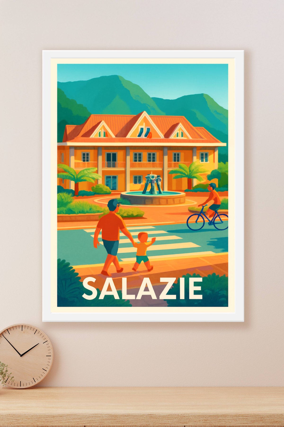 Affiche Salazie — L'âme chaleureuse de l'île intense · poster d'art de Salazie