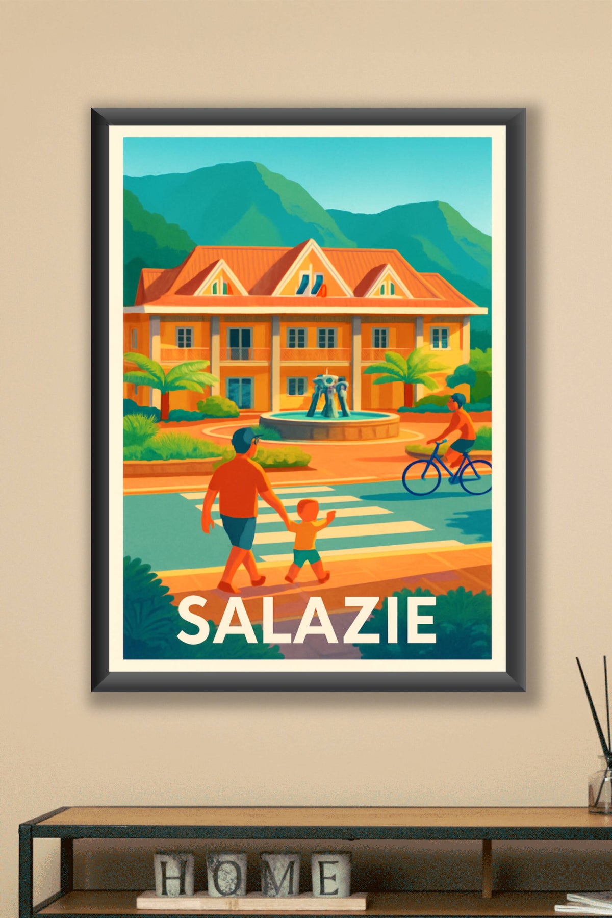 Affiche Salazie — L'âme chaleureuse de l'île intense · poster d'art de Salazie