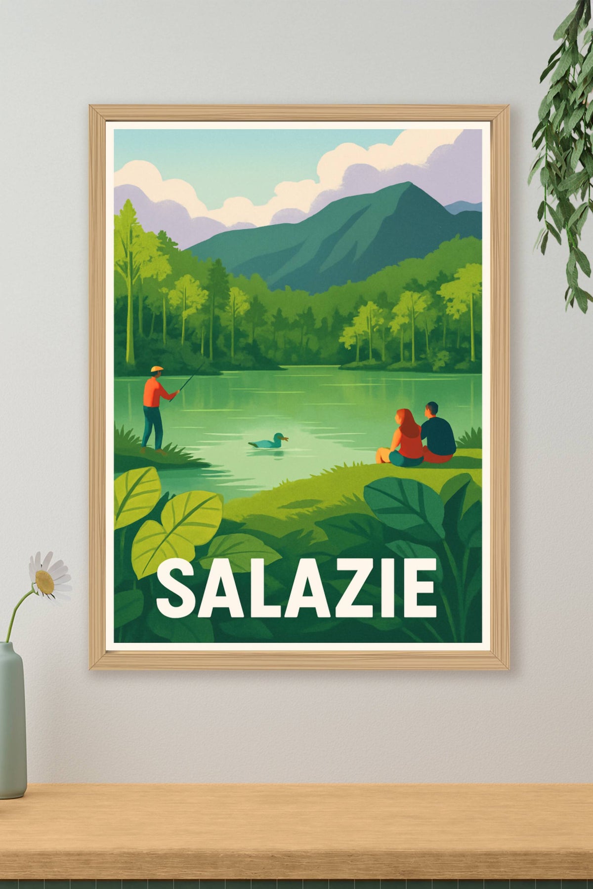 Affiche Salazie — Évasion naturelle au cœur de l'île · poster d'art de Salazie