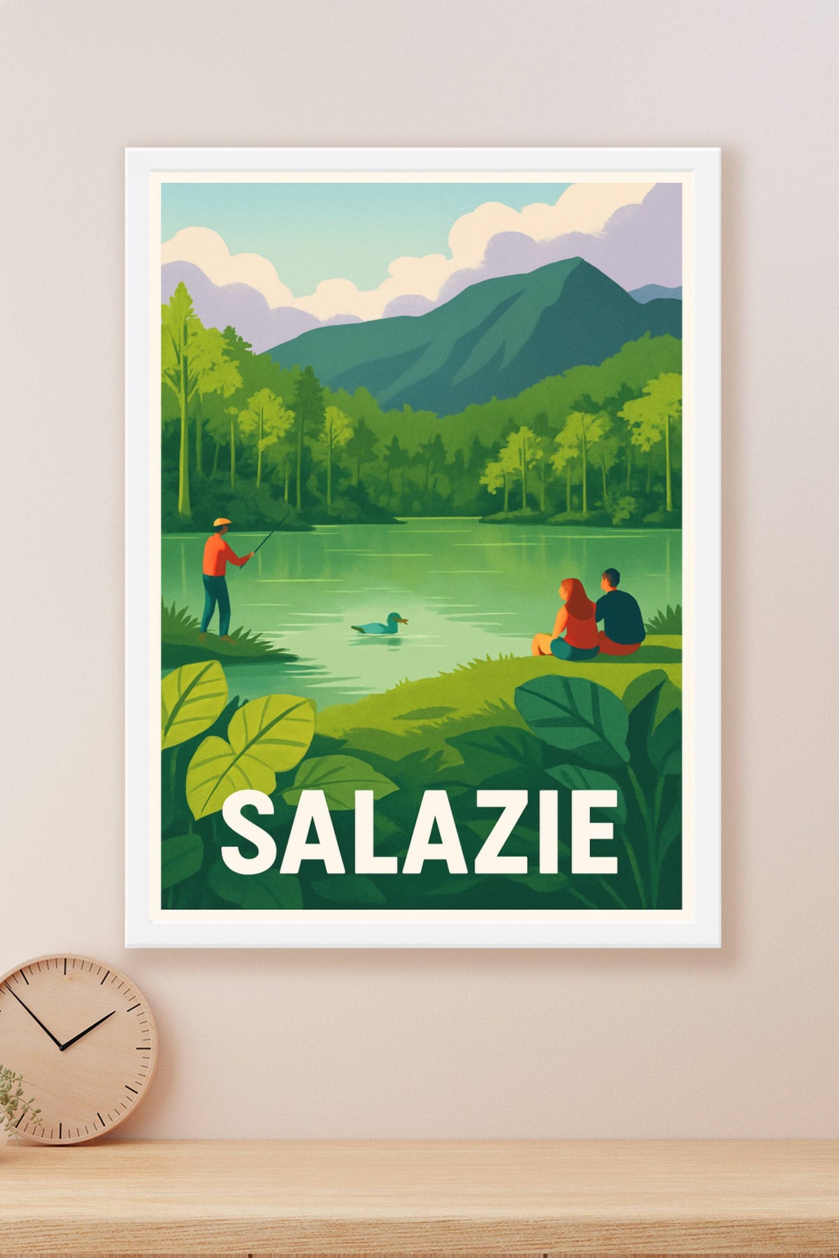 Affiche Salazie — Évasion naturelle au cœur de l'île · poster d'art de Salazie