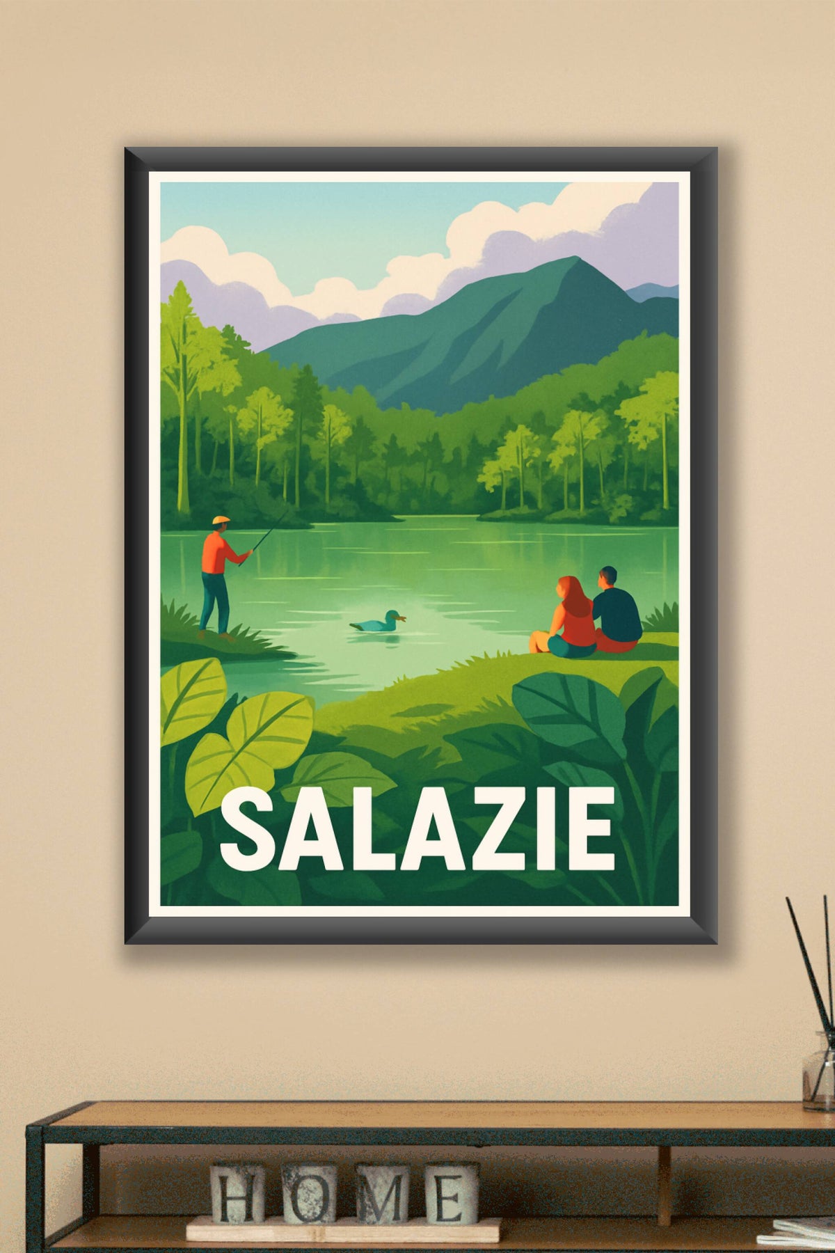 Affiche Salazie — Évasion naturelle au cœur de l'île · poster d'art de Salazie