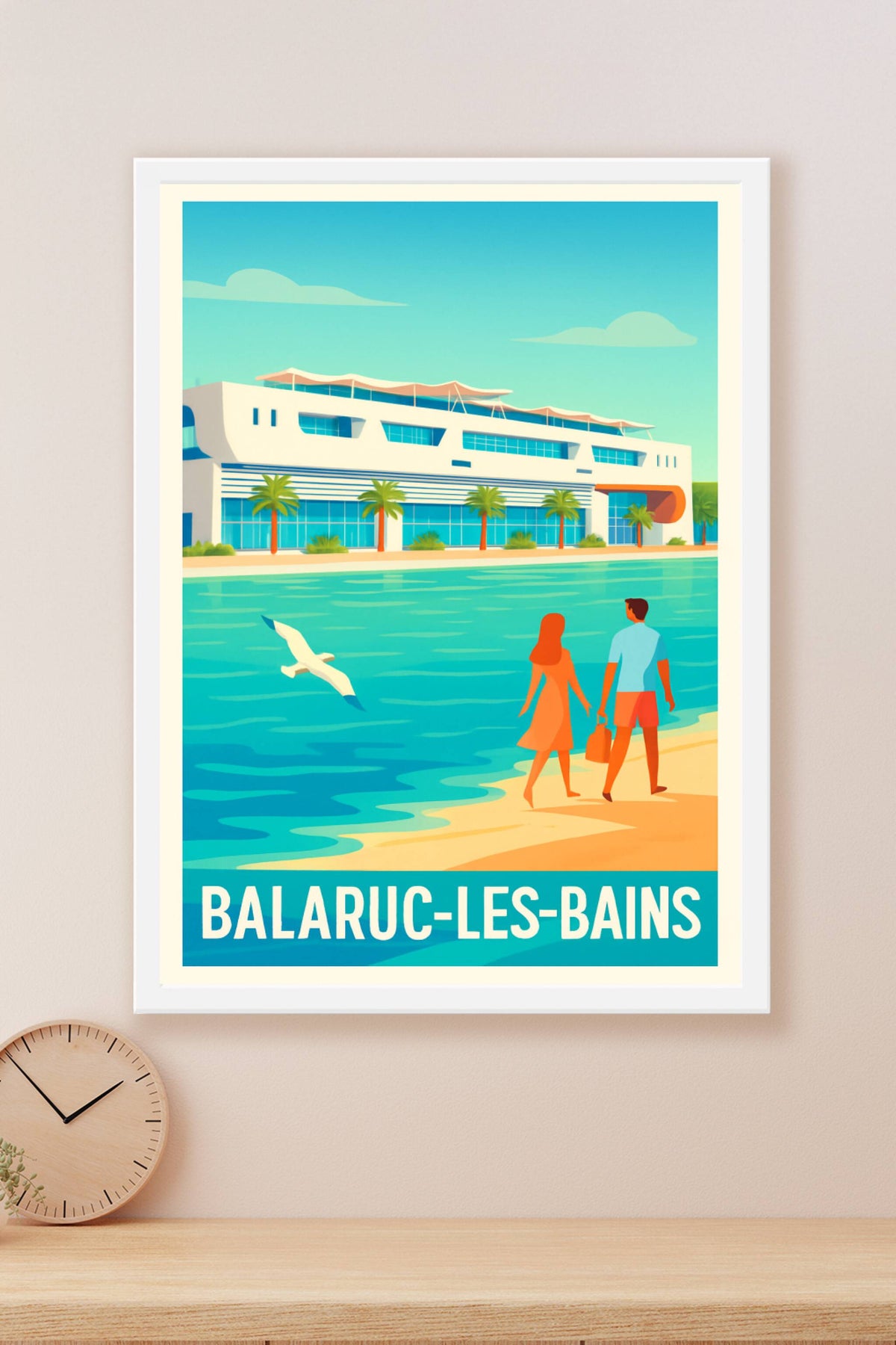 Affiche Balaruc-les-Bains — Évasion balnéaire et douceur de vivre · poster d'art de Balaruc-les-Bains