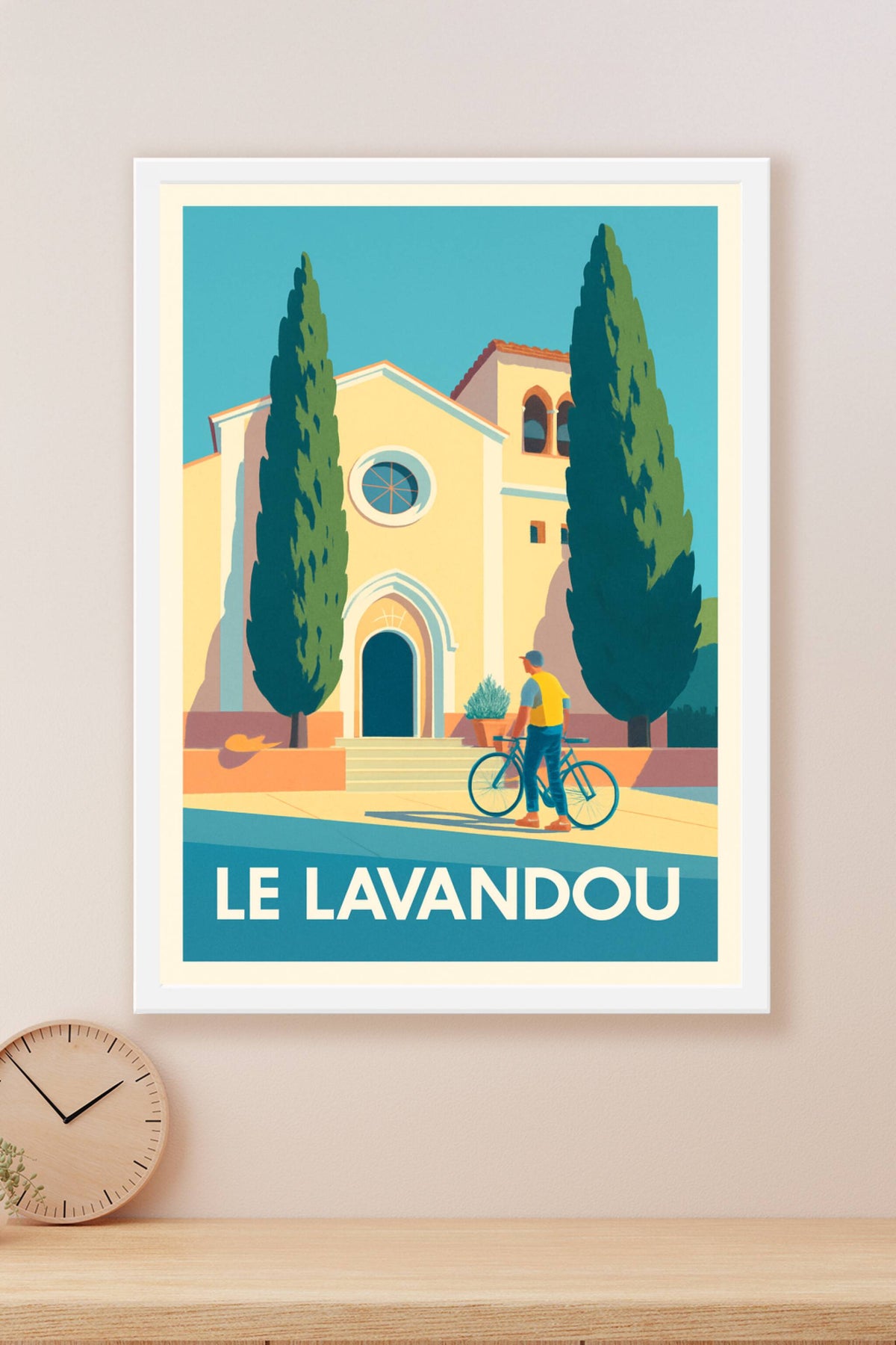 Affiche Le Lavandou — Charme et sérénité méditerranéenne · poster d'art de Le Lavandou