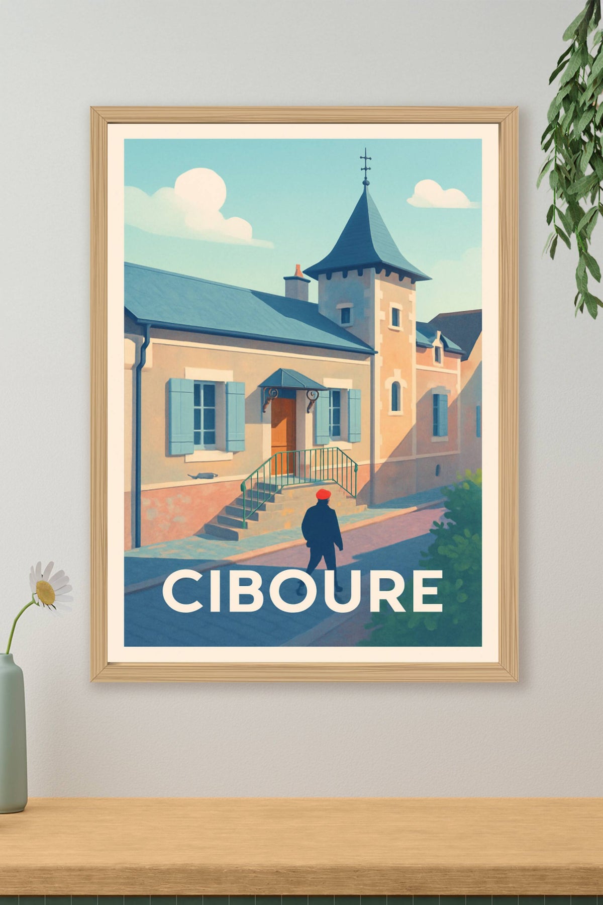 Affiche Ciboure — Charme et sérénité basque · poster d'art de Ciboure