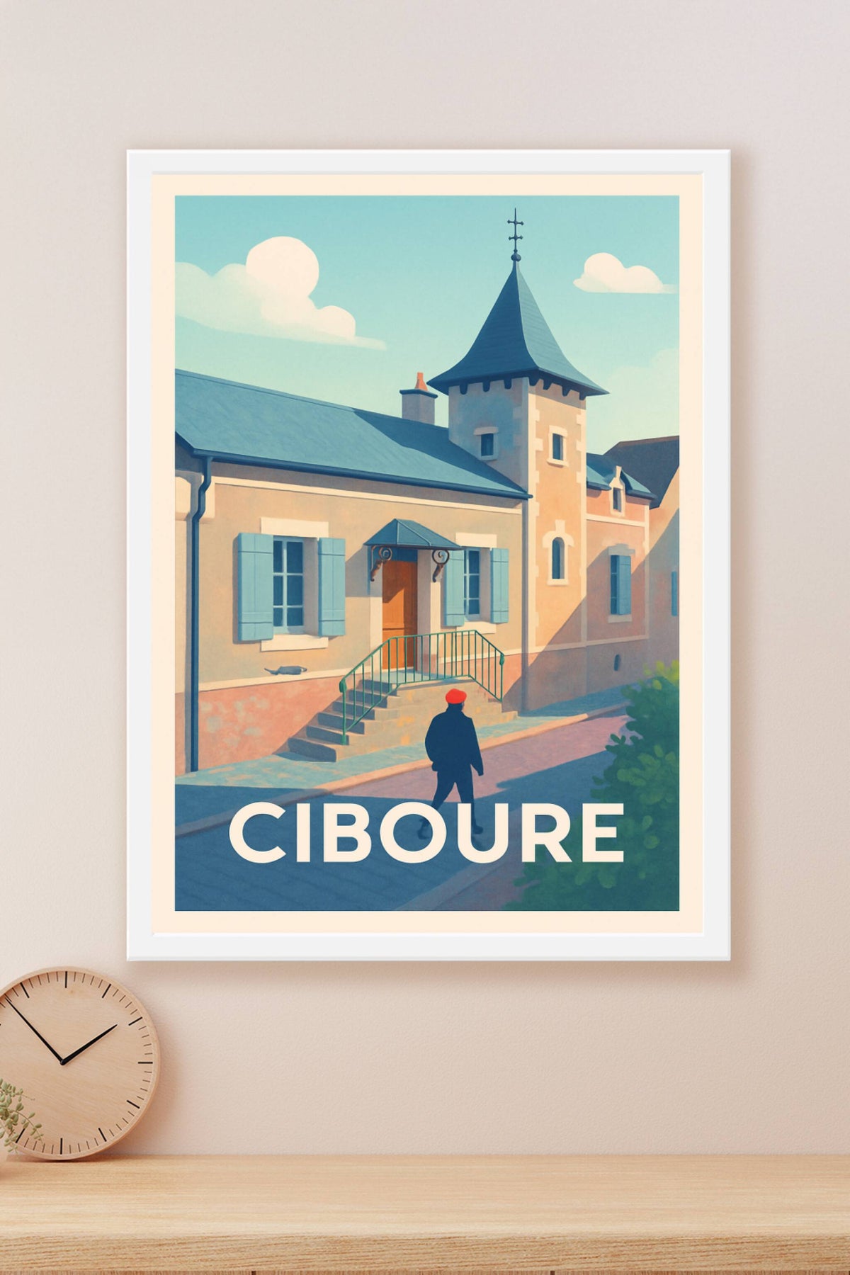 Affiche Ciboure — Charme et sérénité basque · poster d'art de Ciboure